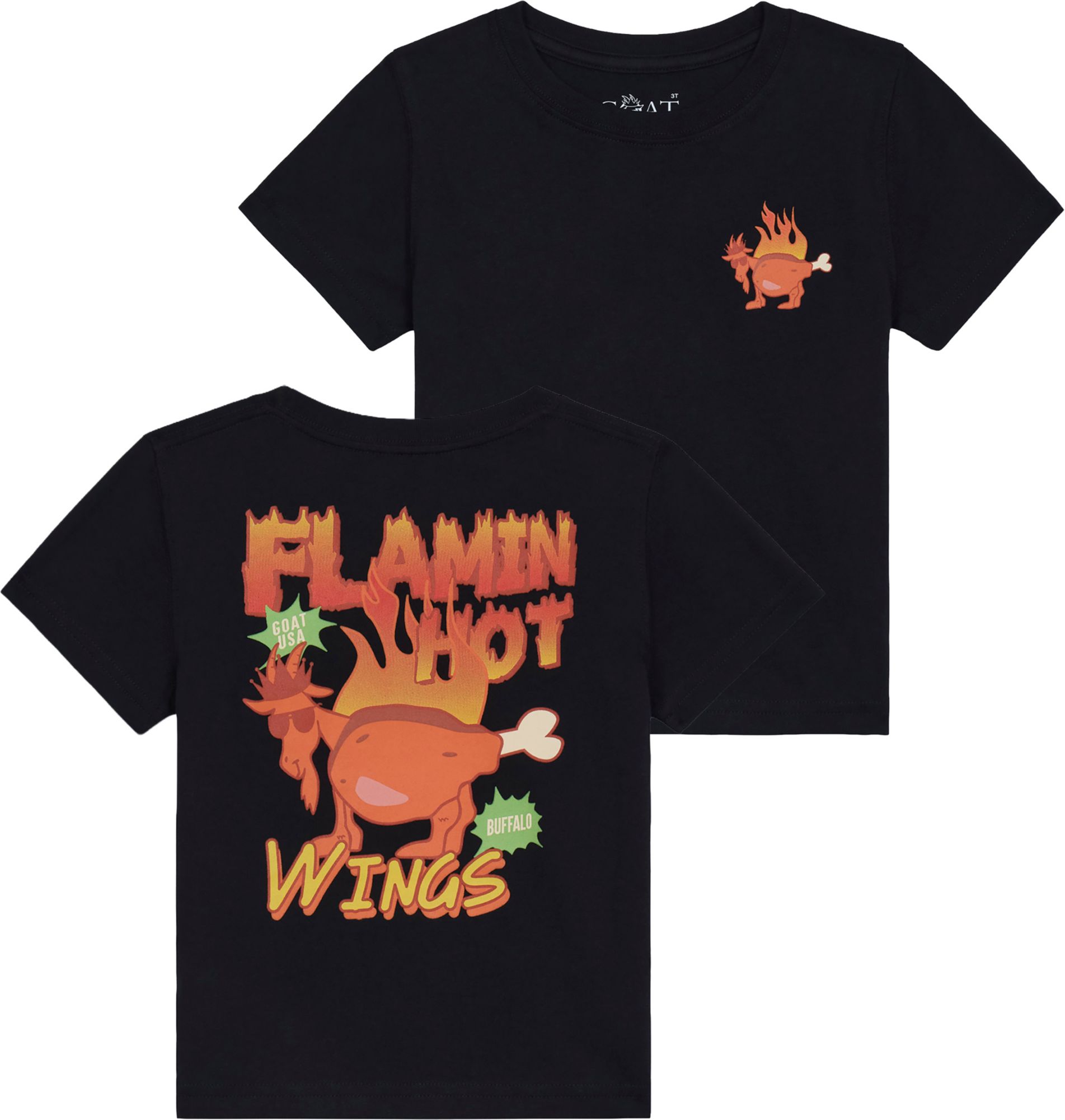 GOAT USA Boys' Hot Wings T-Shirt