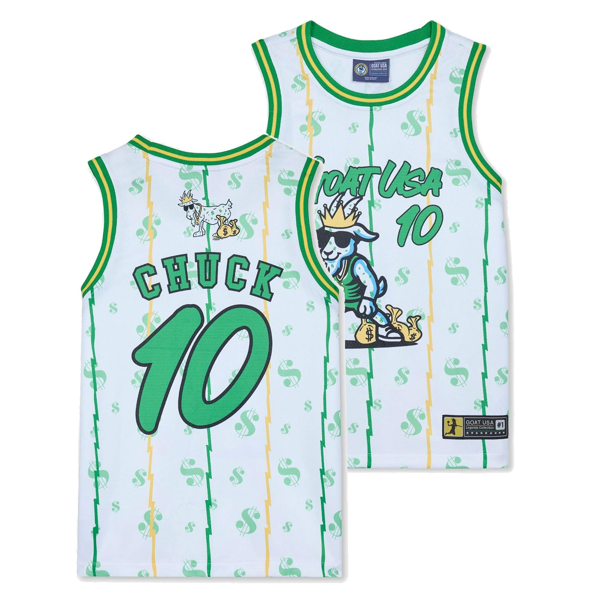 GOAT USA Cash Money Youth Basketball Jersey