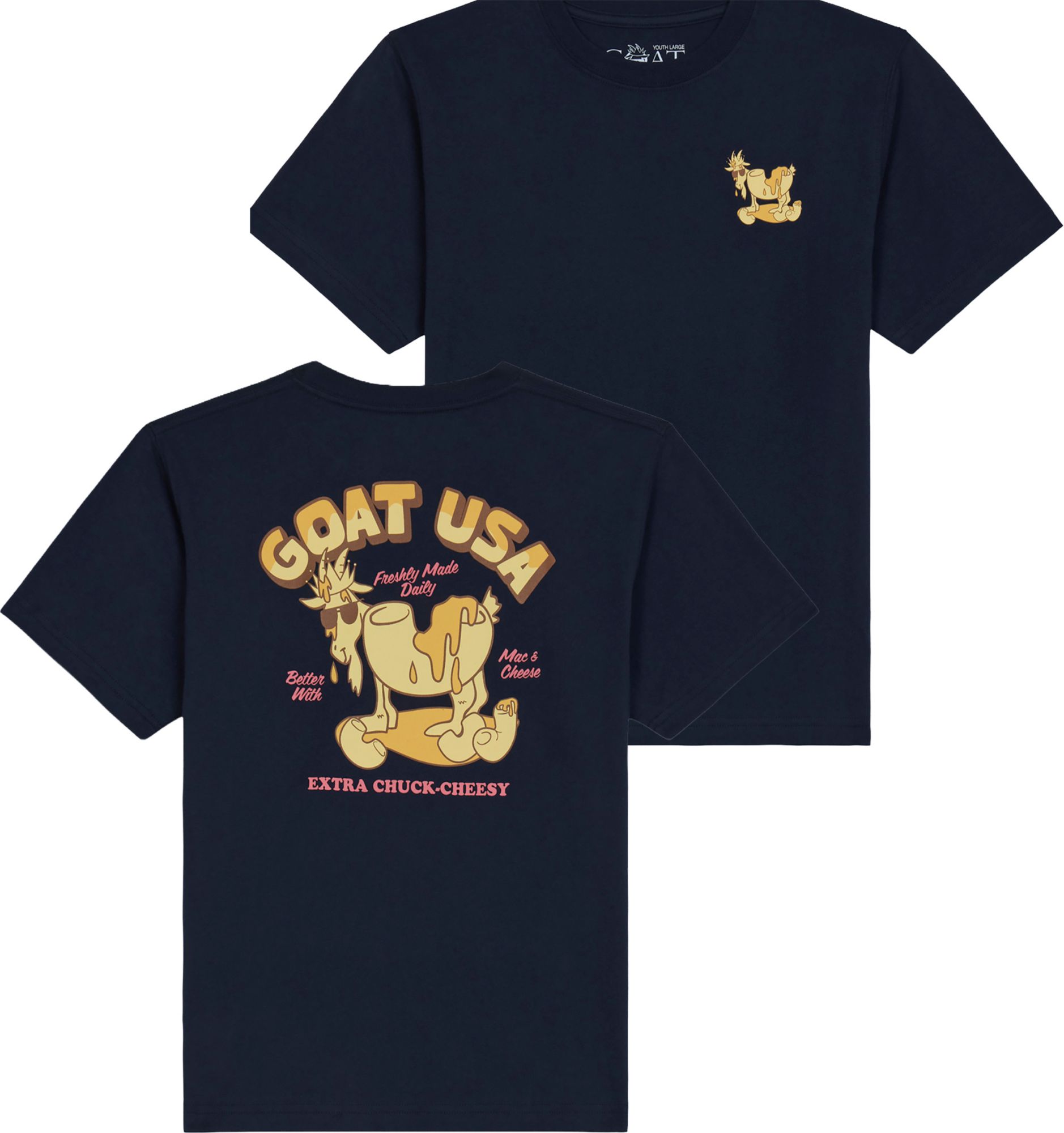 GOAT USA Boys' Chuck Cheesy T-Shirt