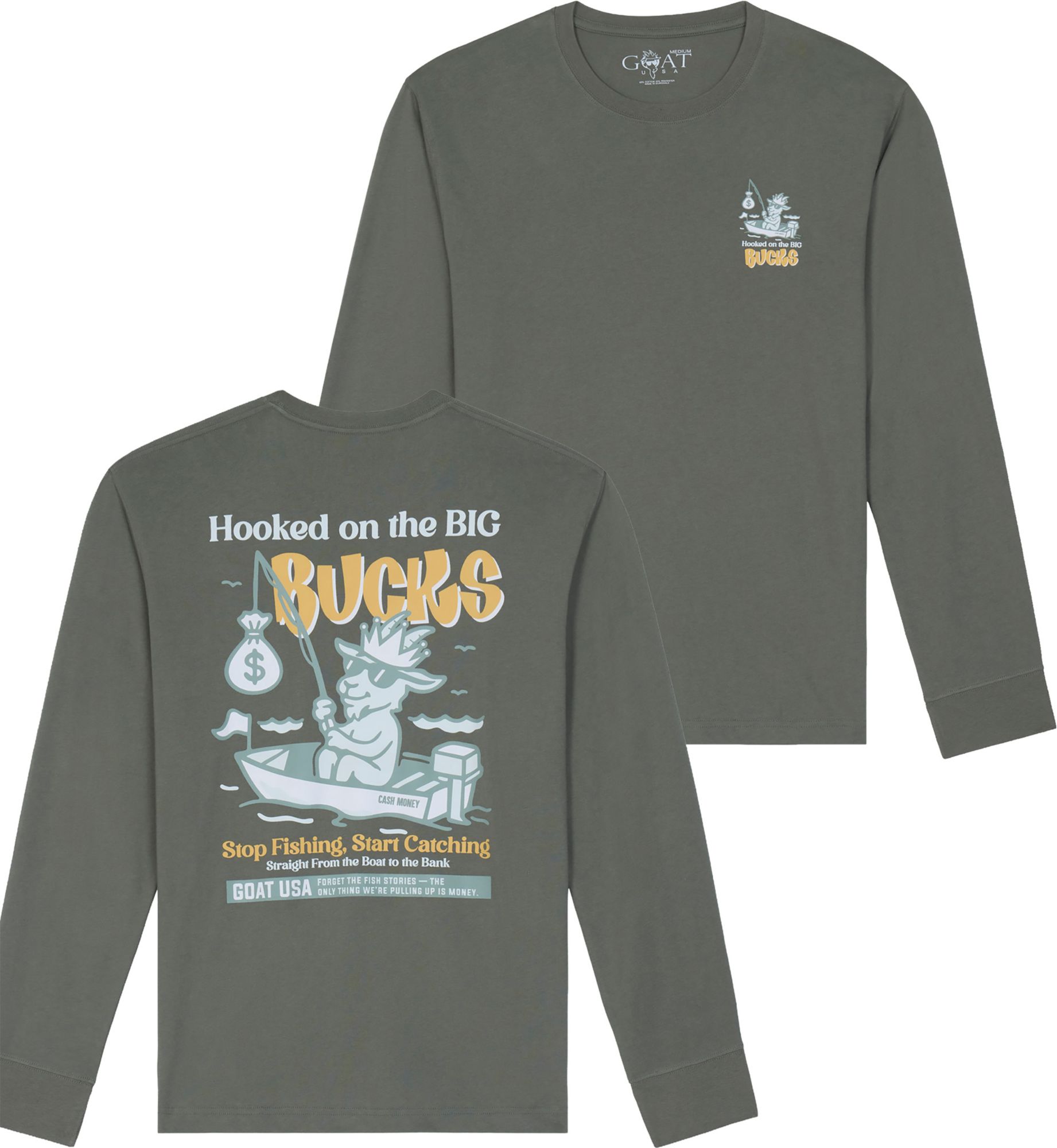 GOAT USA Boys' Big Bucks Long Sleeve T-Shirt