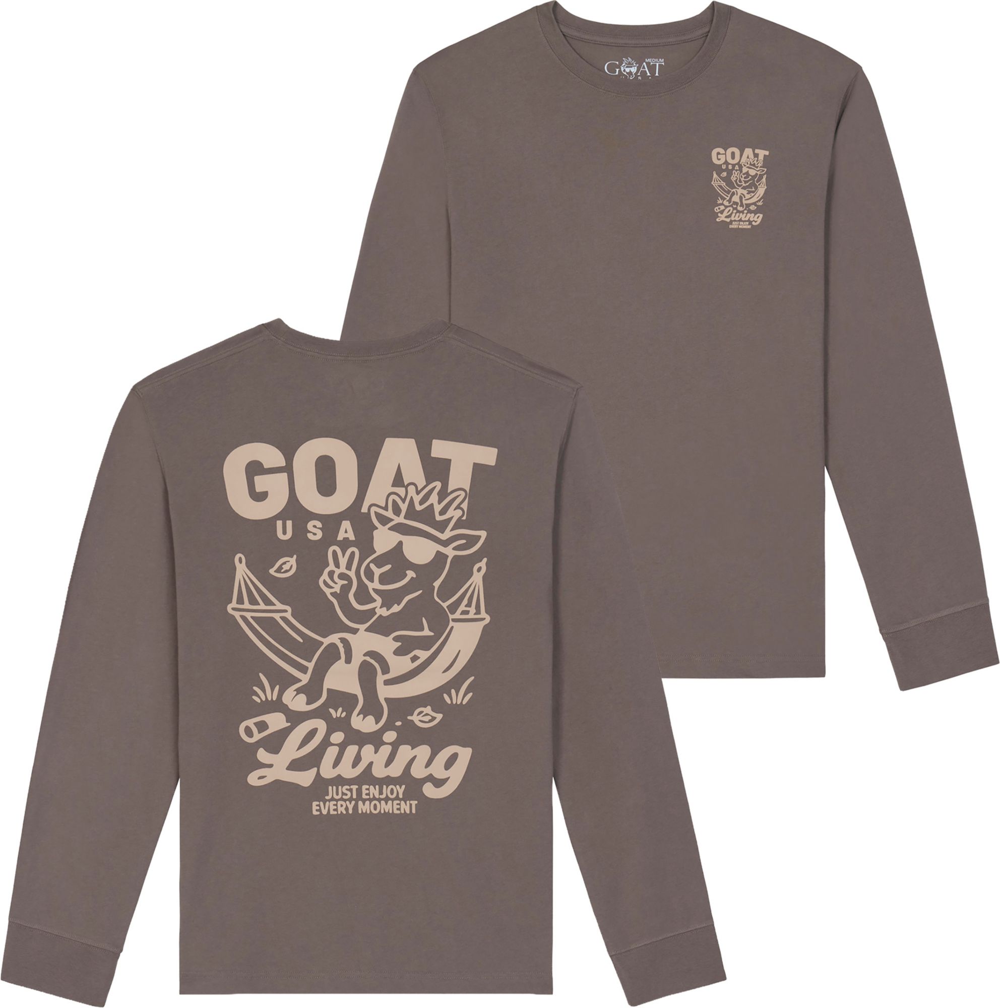 GOAT USA Boys' Slow Living Long Sleeve T-Shirt