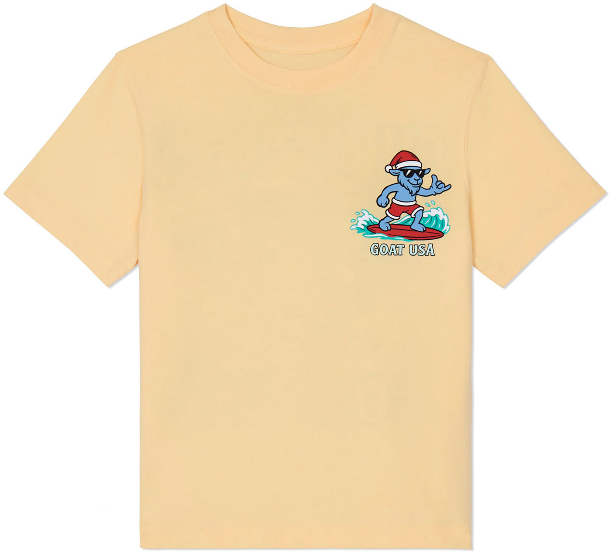 GOAT USA Boys' Santa Surf T-Shirt