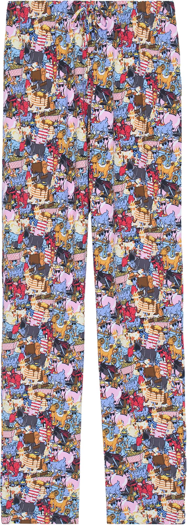 GOAT USA Boys' Sticker All-Over-Print Pajama Pants