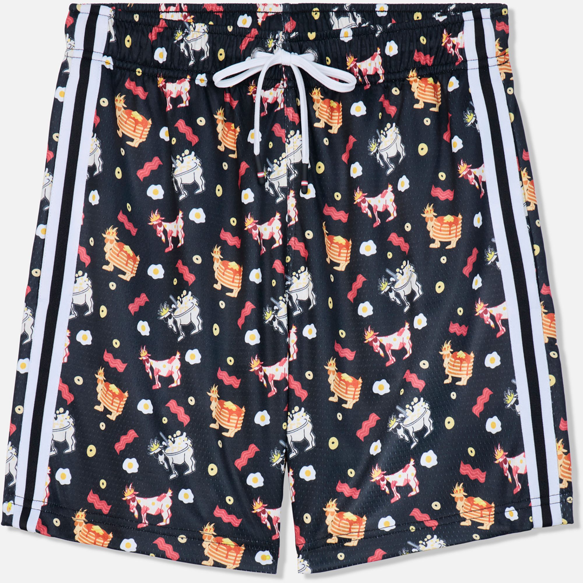 GOAT USA Breakfast All-Over Print Mesh Shorts