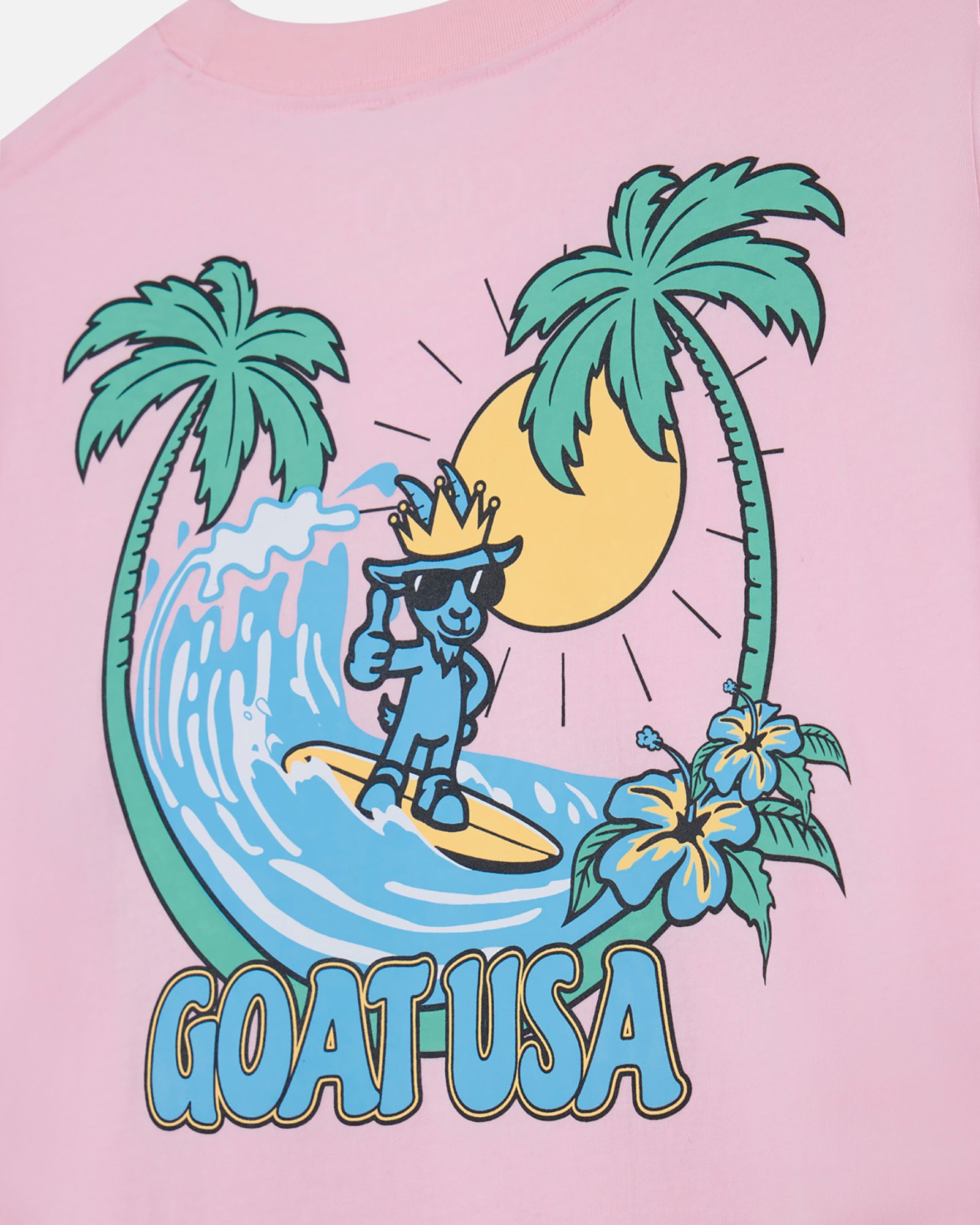 GOAT USA Girls' Surf Crop T-Shirt