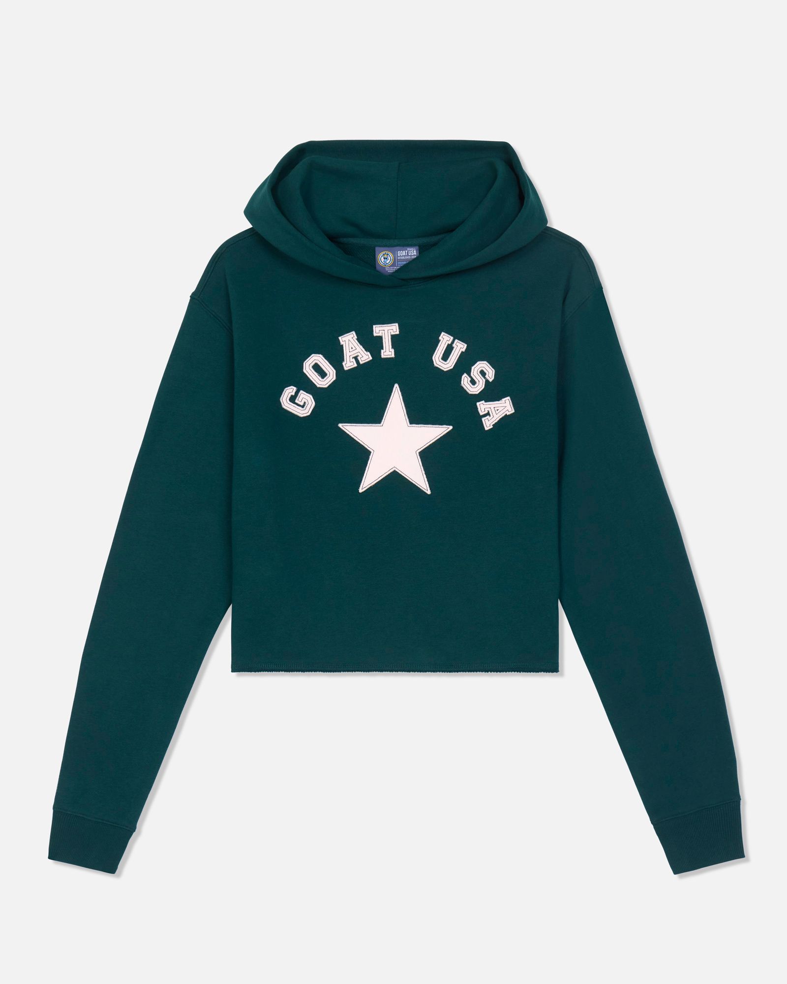 GOAT USA Women's Star Cropped Hoodie