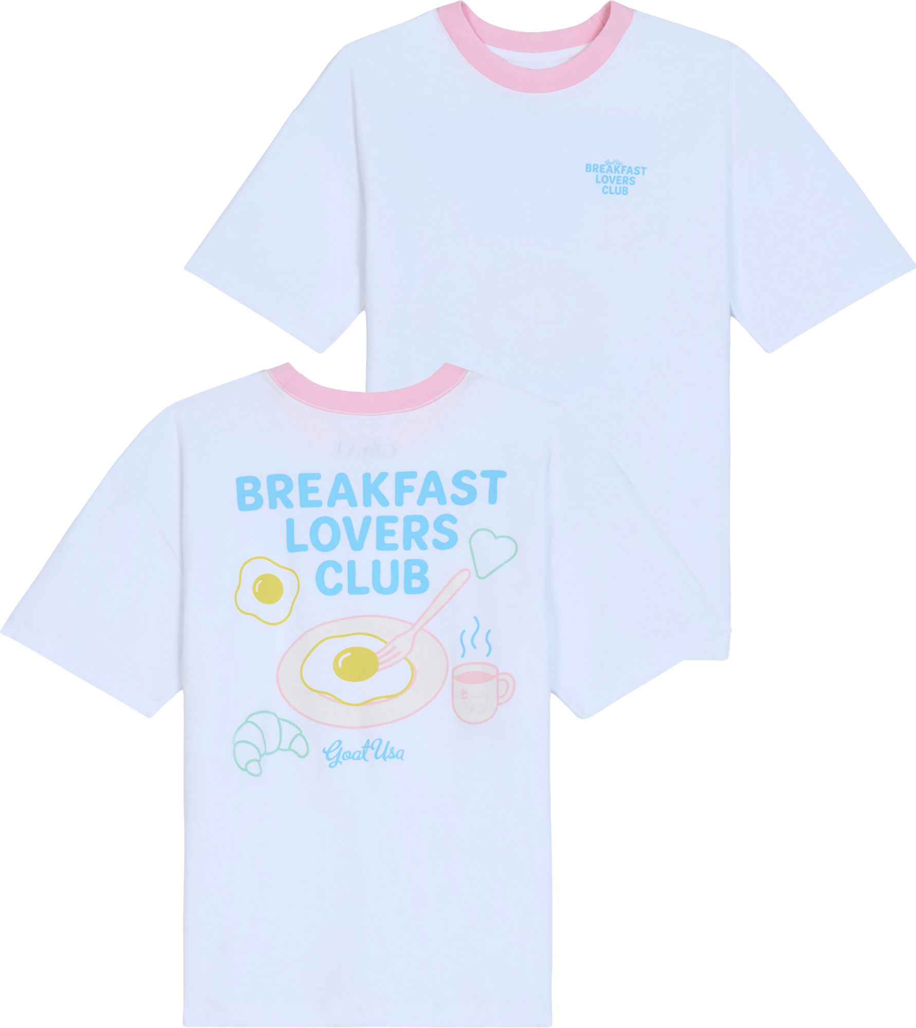 GOAT USA Girls' Breakfast Lover Club T-Shirt