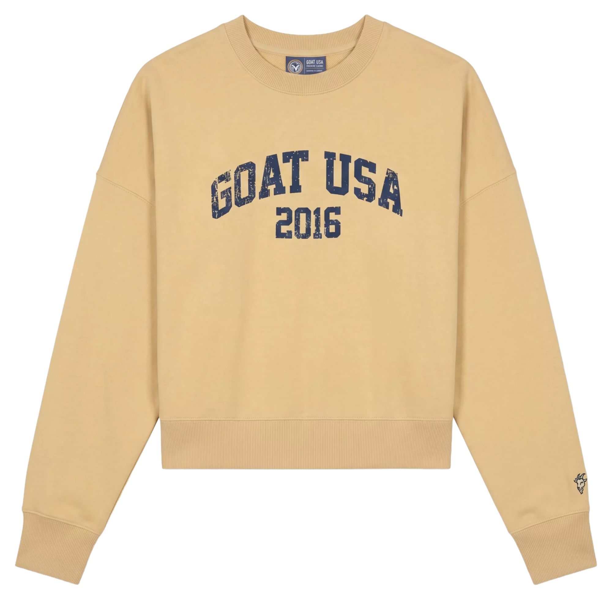 GOAT USA Girls' Oversized Crewneck Sweatshirt