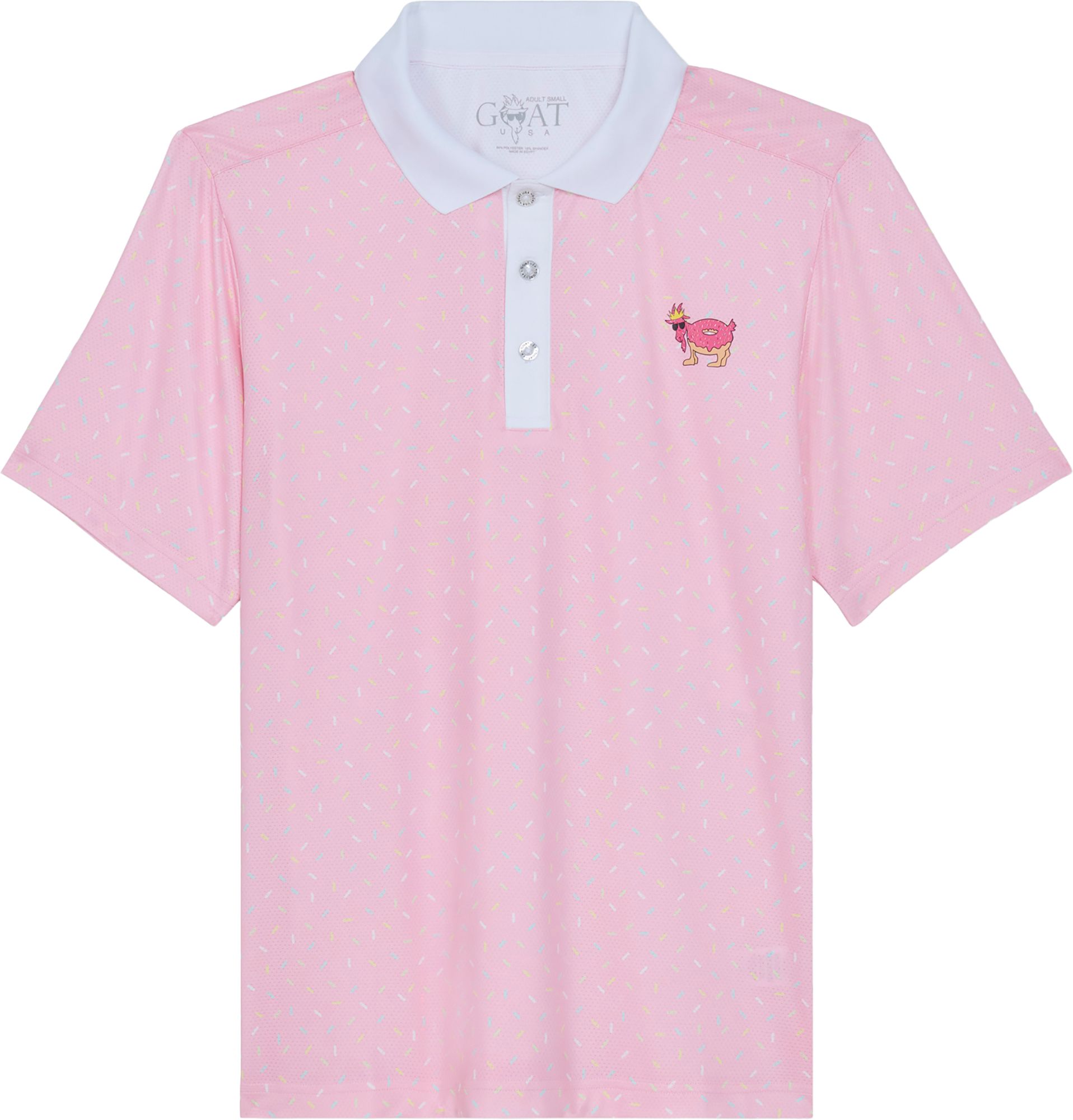 GOAT USA Donut Polo Shirt