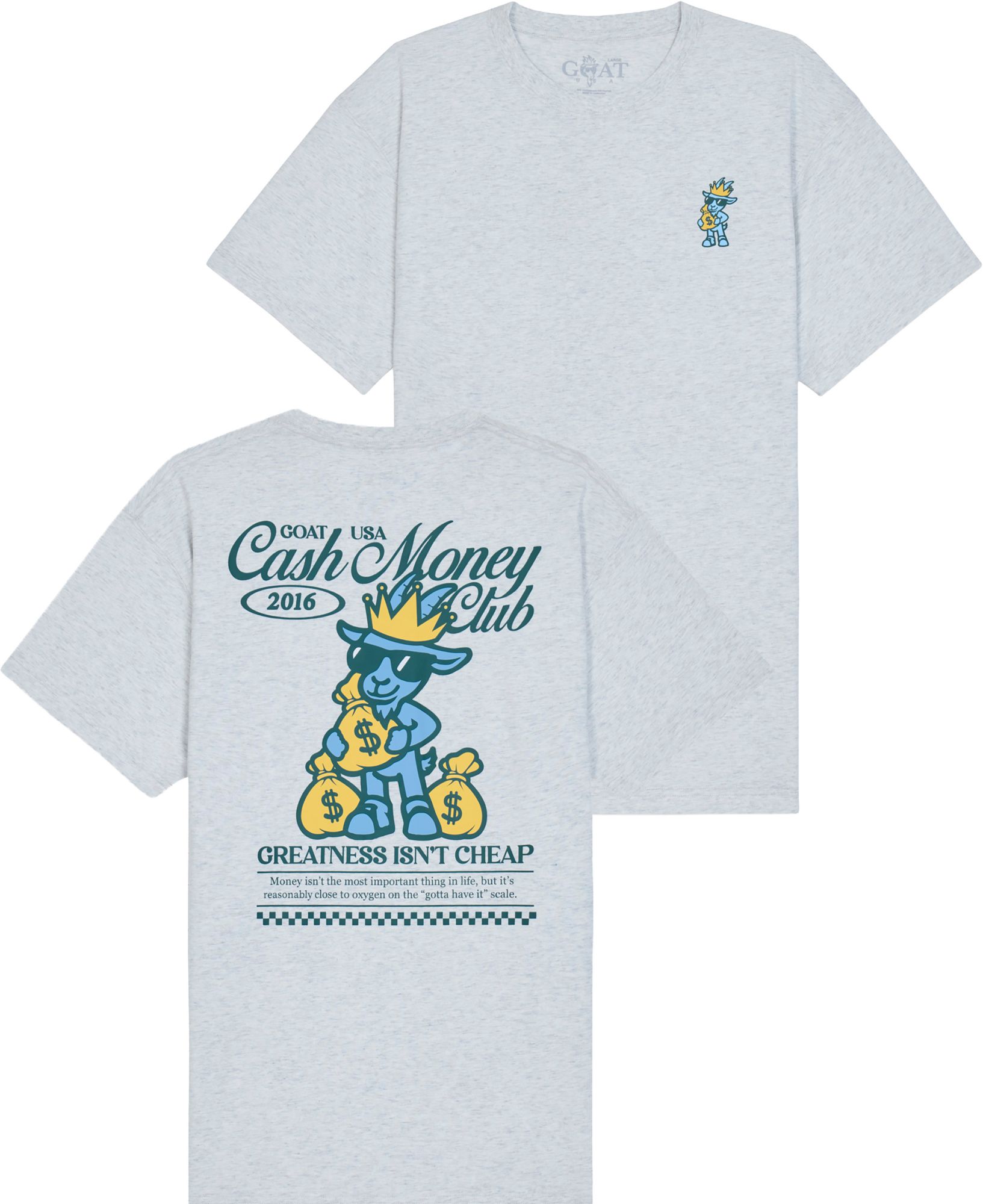 GOAT USA Adult Cash Money Club T-Shirt
