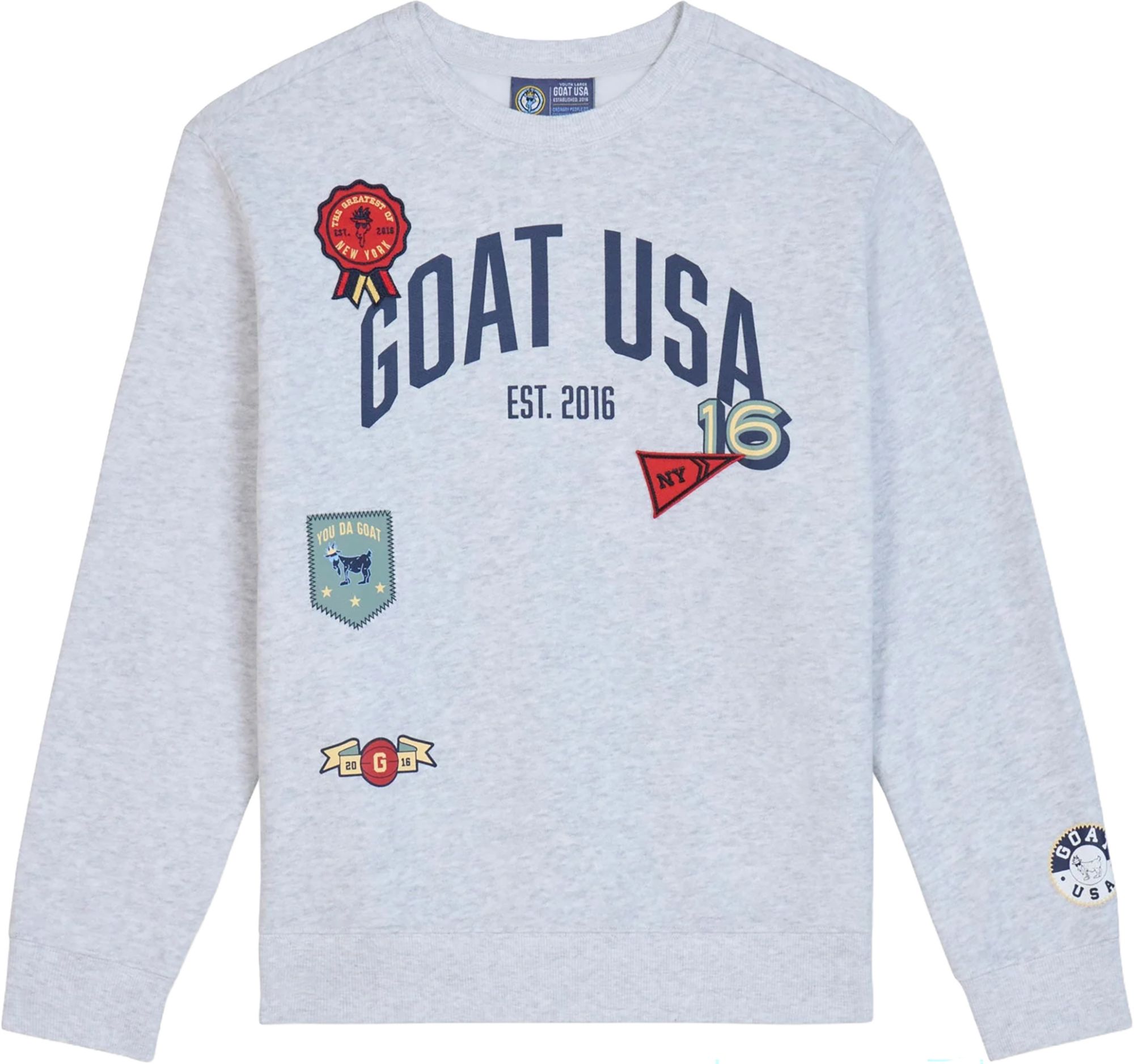 GOAT USA Toddler Patchwork Fleece Crewneck