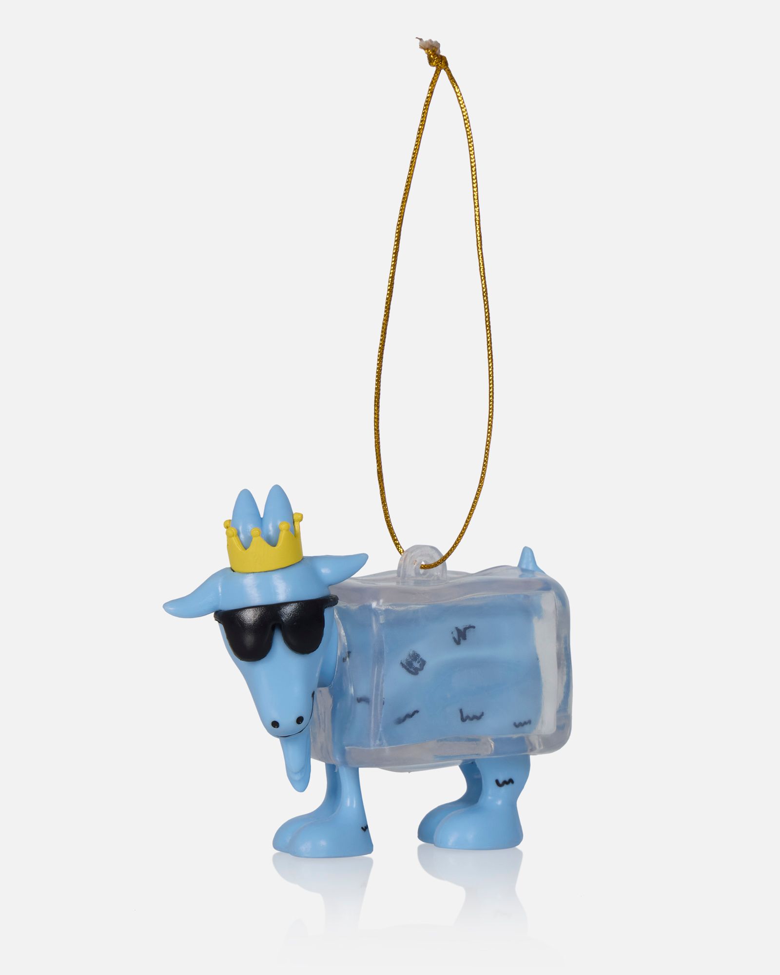 GOAT USA Ice Cube Goat Ornament - Blue