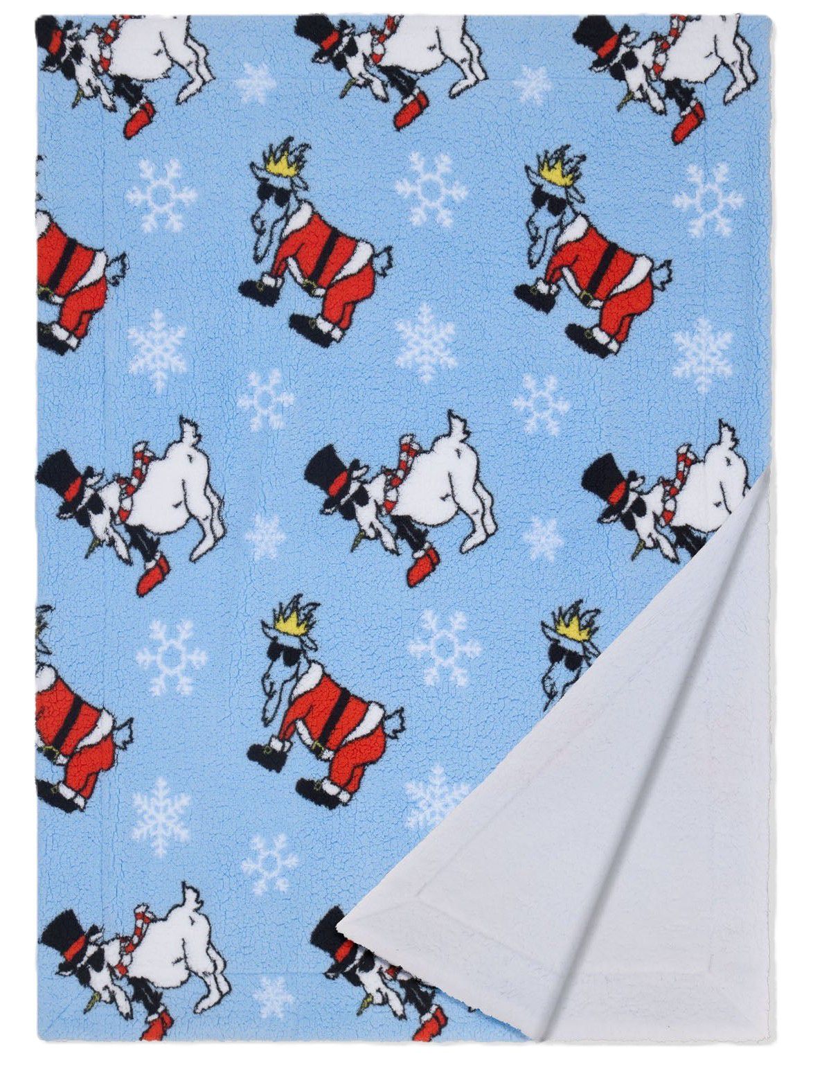 GOAT USA AOP Holiday Blanket