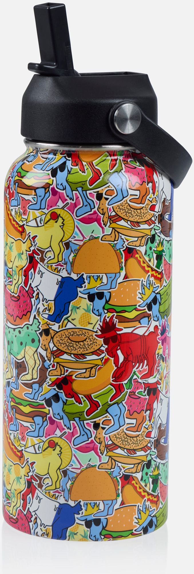 GOAT USA 32 oz. AOP Sticker Wrap Water Bottle