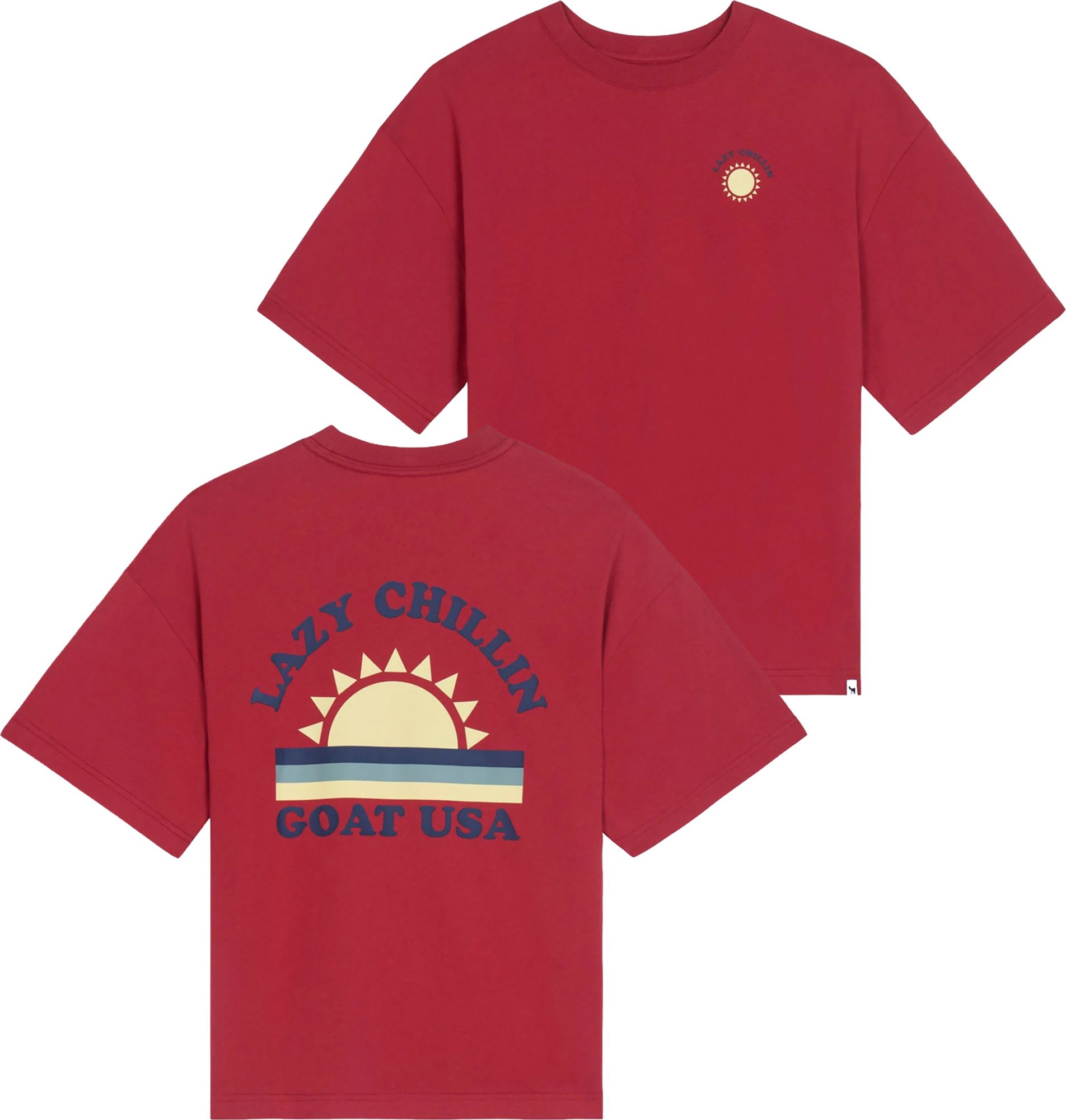 GOAT USA Women's Lazy Chill Oversized T-Shirt