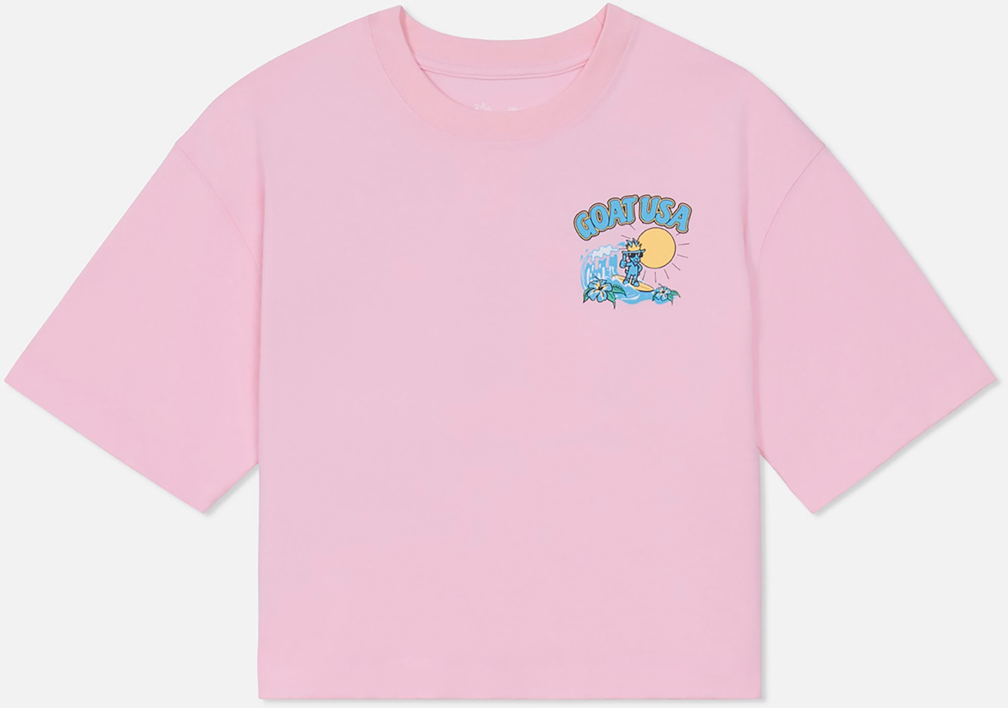 GOAT USA Women's Surf Boxy Crop T-Shirt