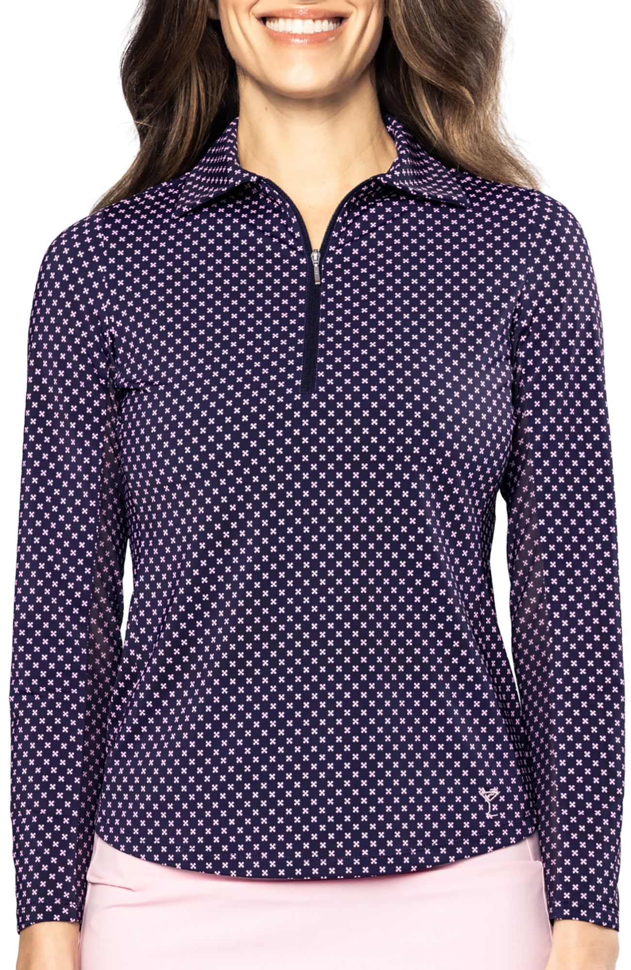 Golftini Women's Unstoppable Cool Girl Long Sleeve Golf Polo