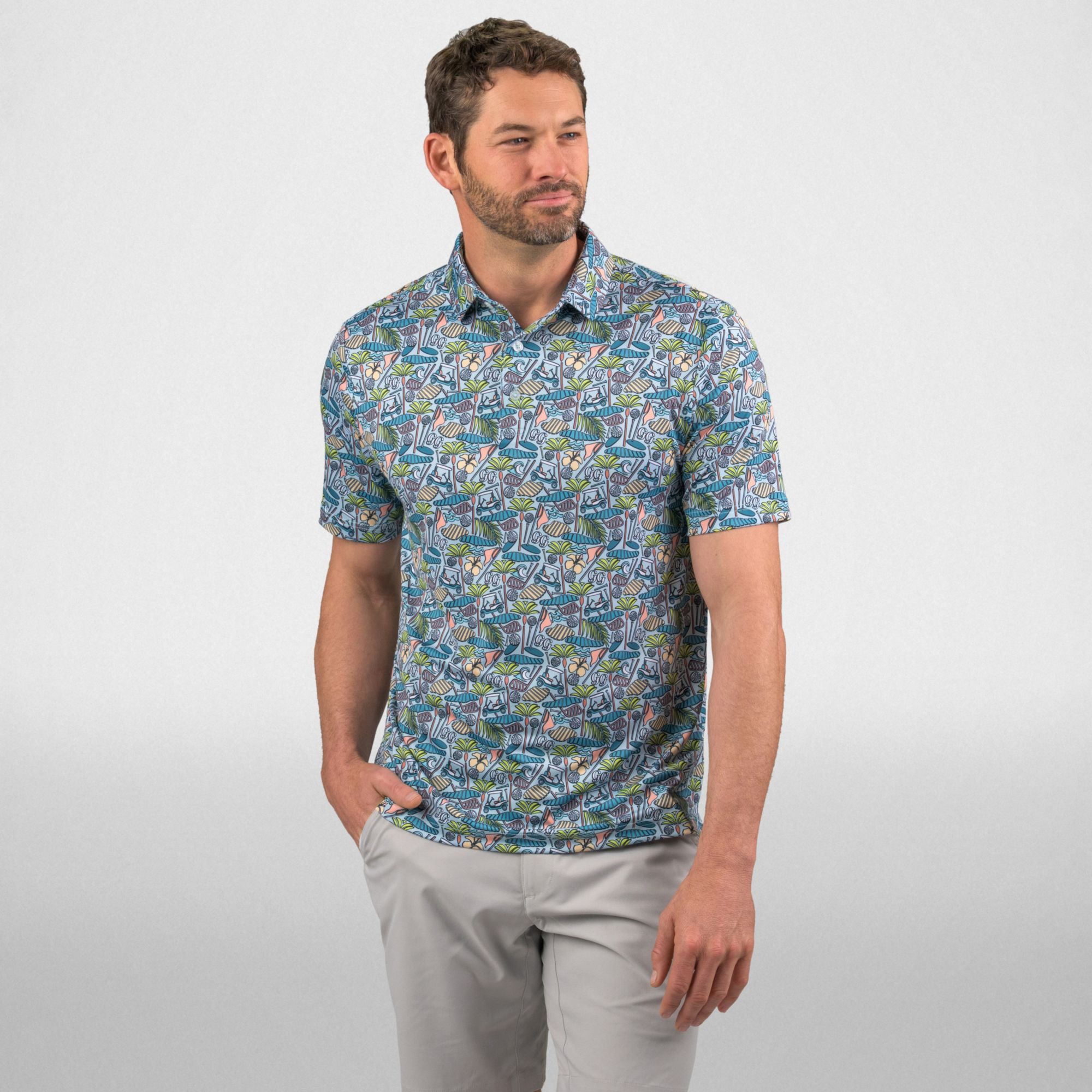 Good Good Golf Men's Beachside Golf Polo