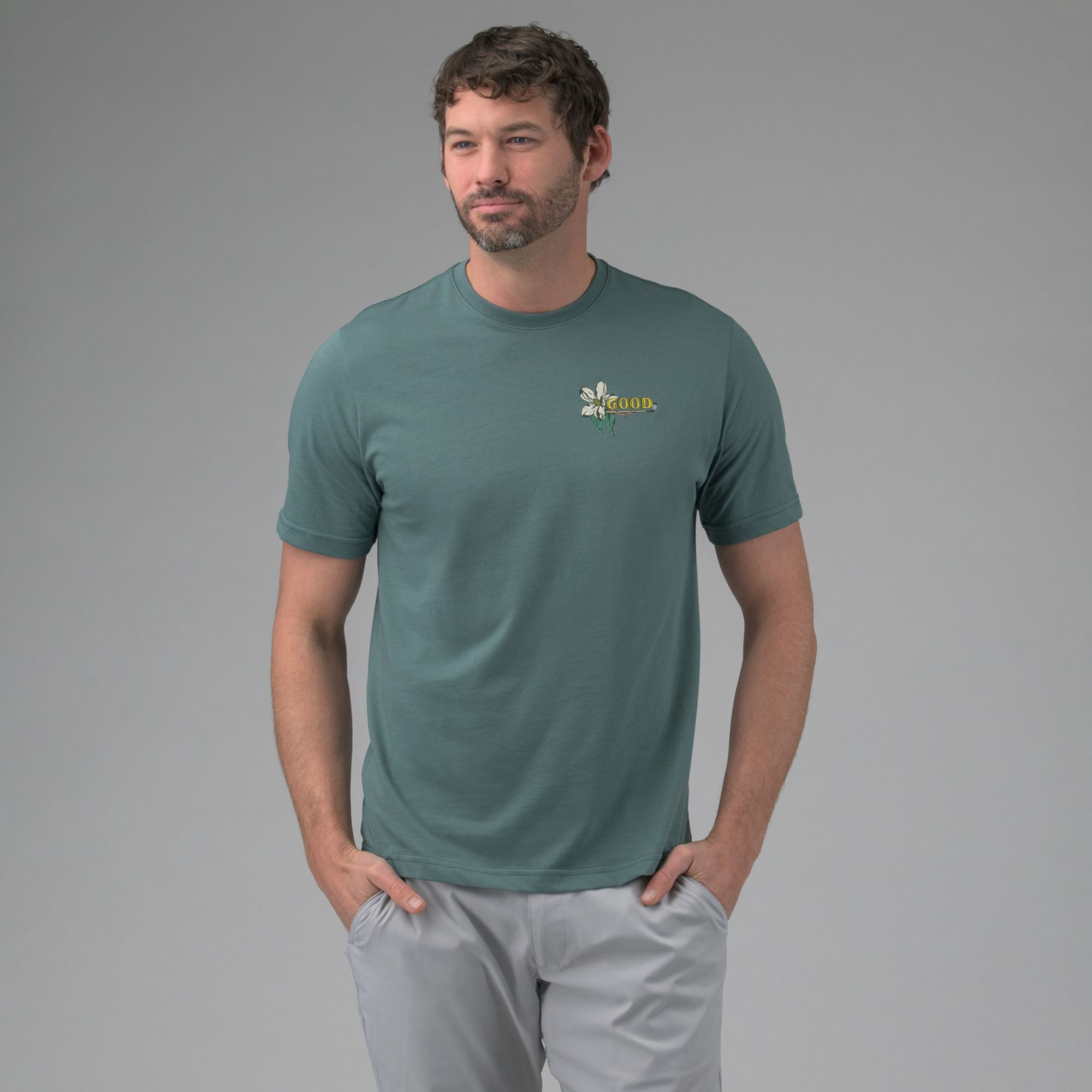 Dark Grey Magnolia Graphic