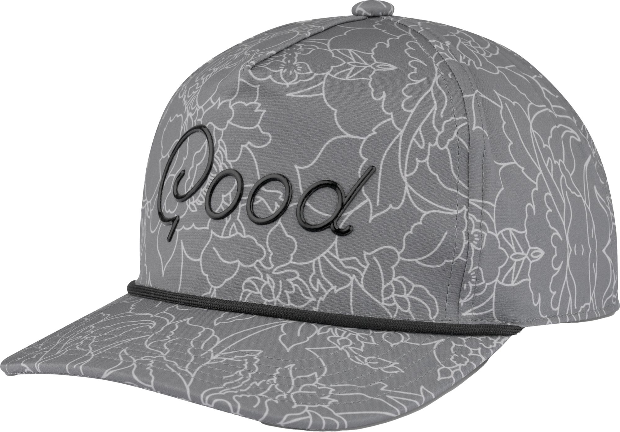 Good Good Golf Adult Grey Gloss Golf Rope Hat
