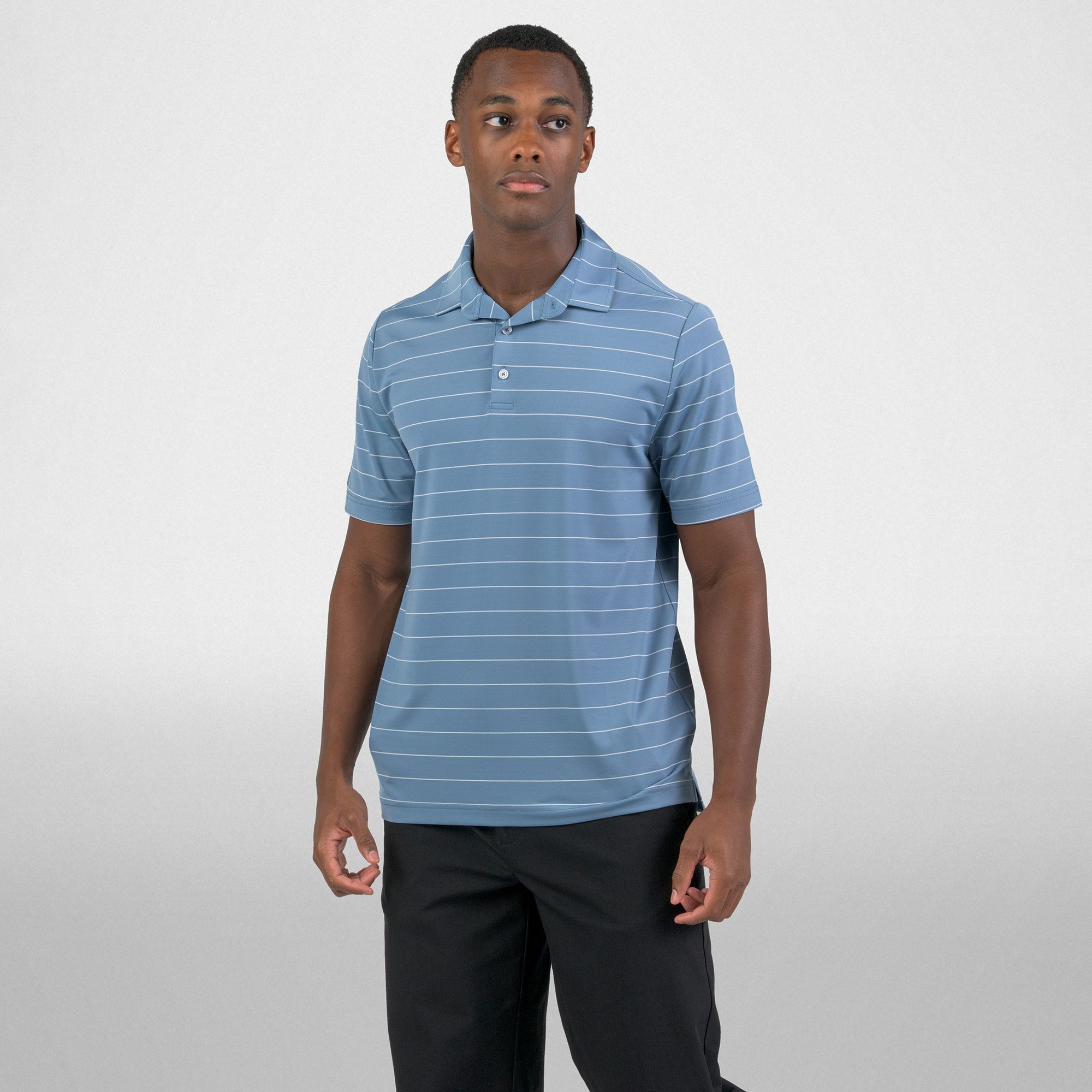 Good Good Golf Men's Lakeside Stripe Golf Polo