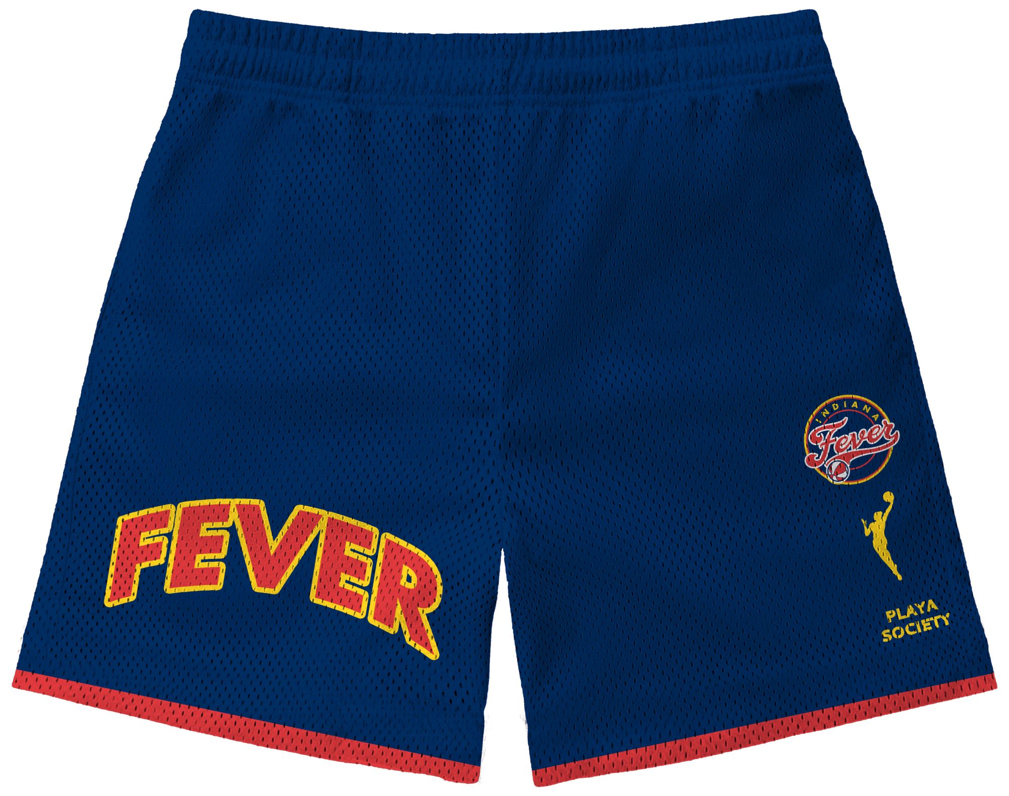 PLAYA SOCIETY Men's Indiana Fever Navy Wordmark Team Shorts