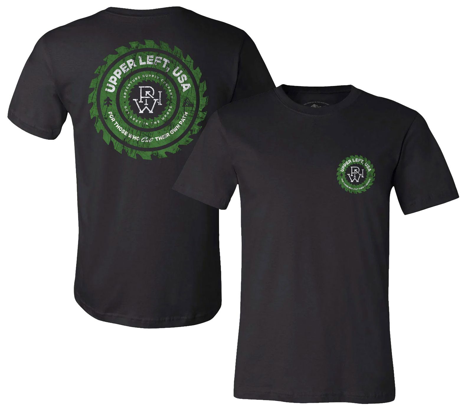 Great PNW Adult Pacific Northwest Black Clearcut T-Shirt