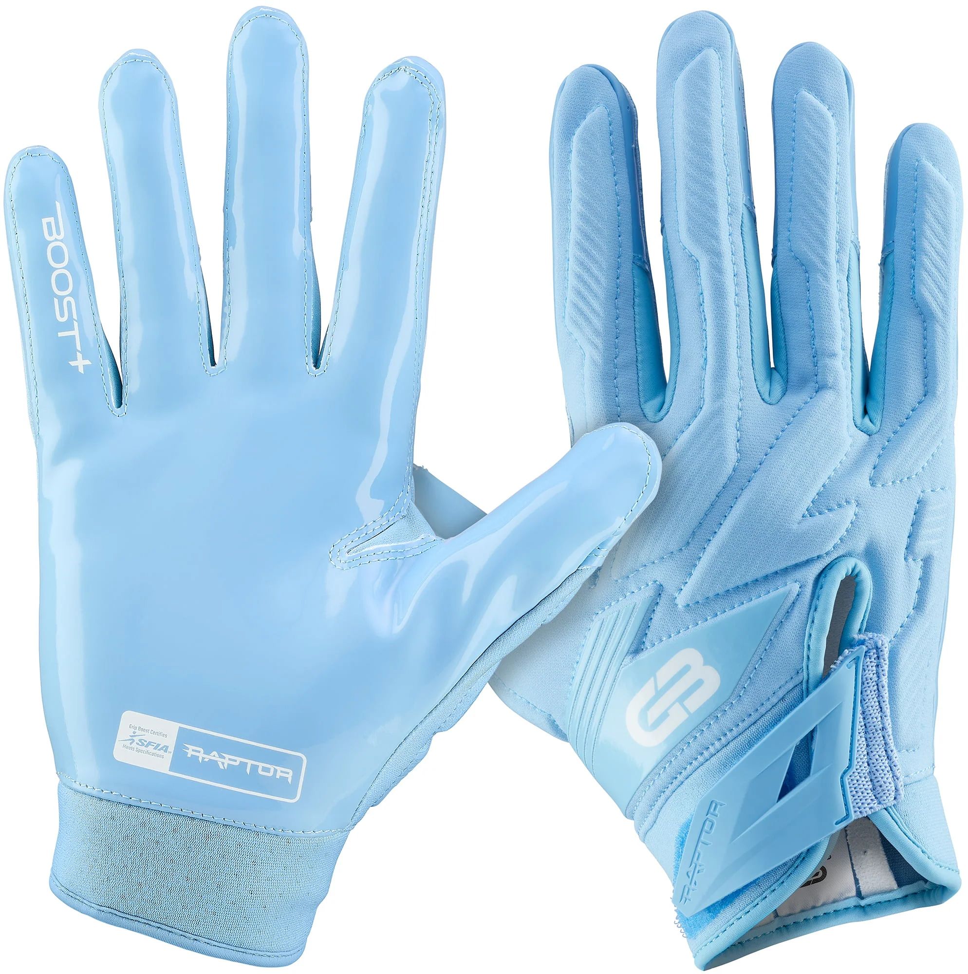 Grip Boost Adult Raptor 2.0 Hybrid Football Gloves