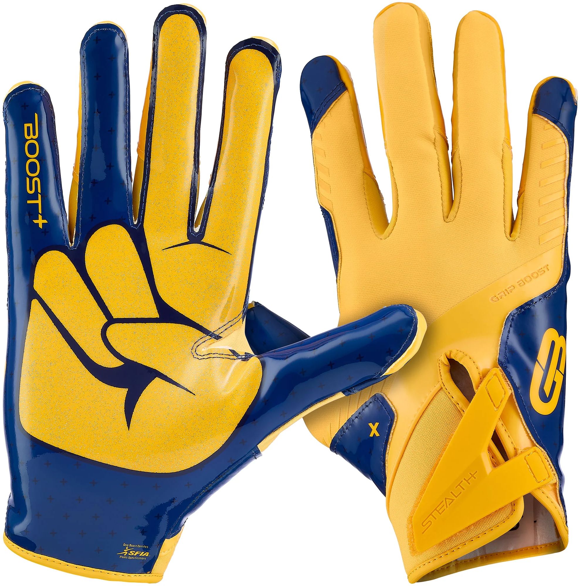 Grip Boost Adult Peace Stealth 6 Football Gloves