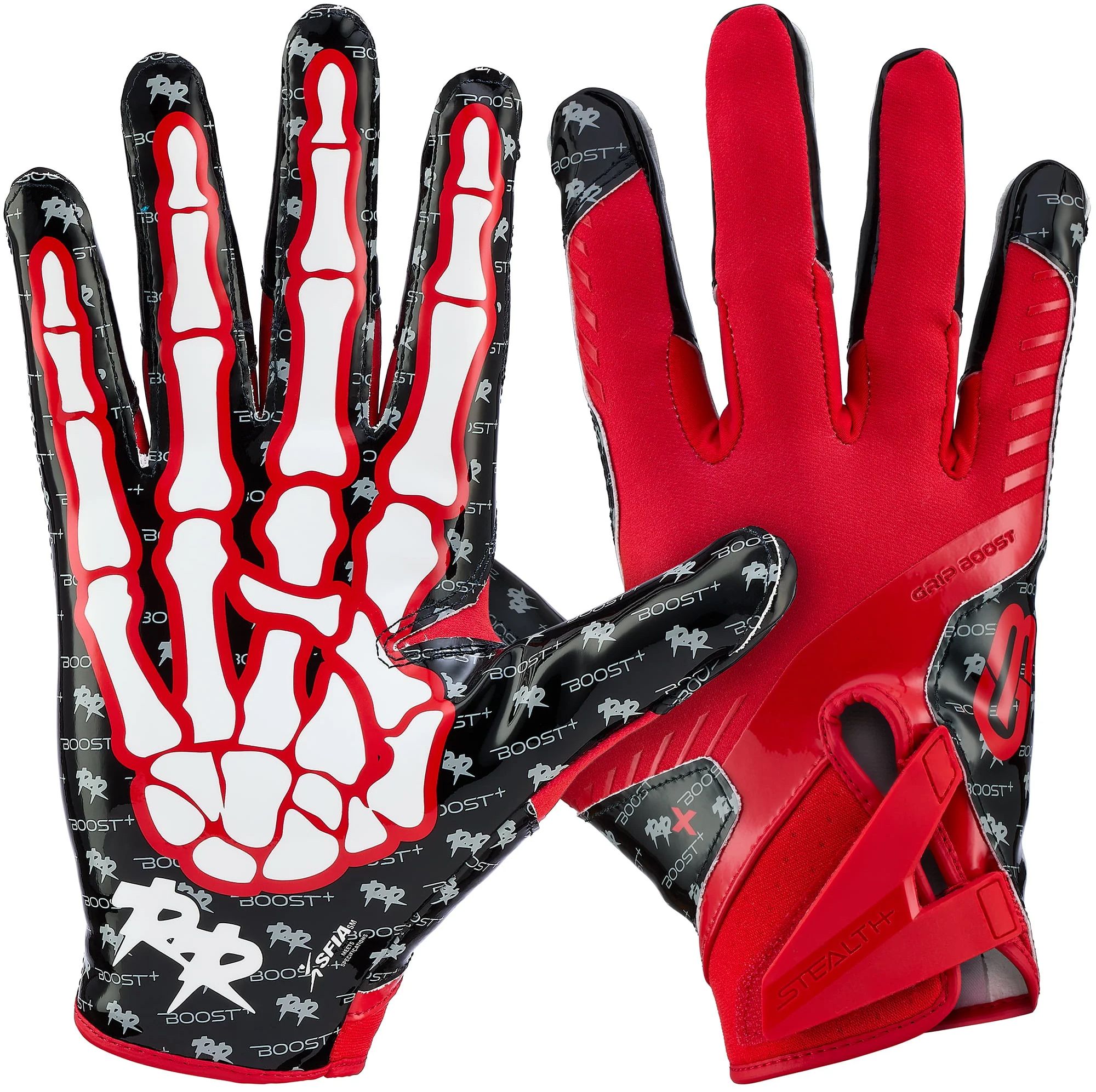 Grip Boost Youth Peace Stealth 6 Football Gloves