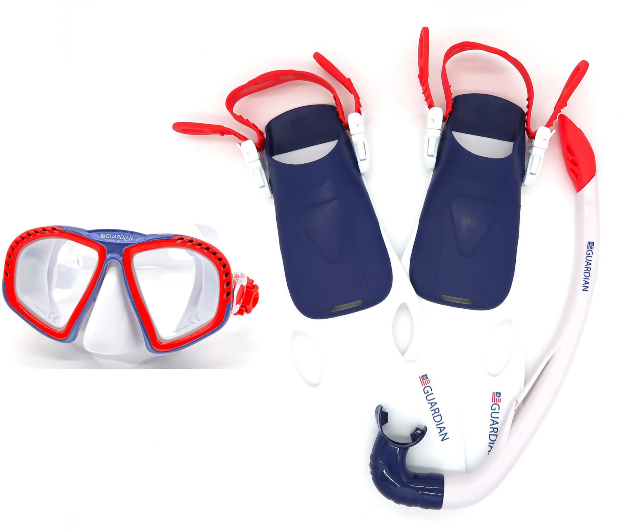 Guardian Youth Squid USA Snorkel Set