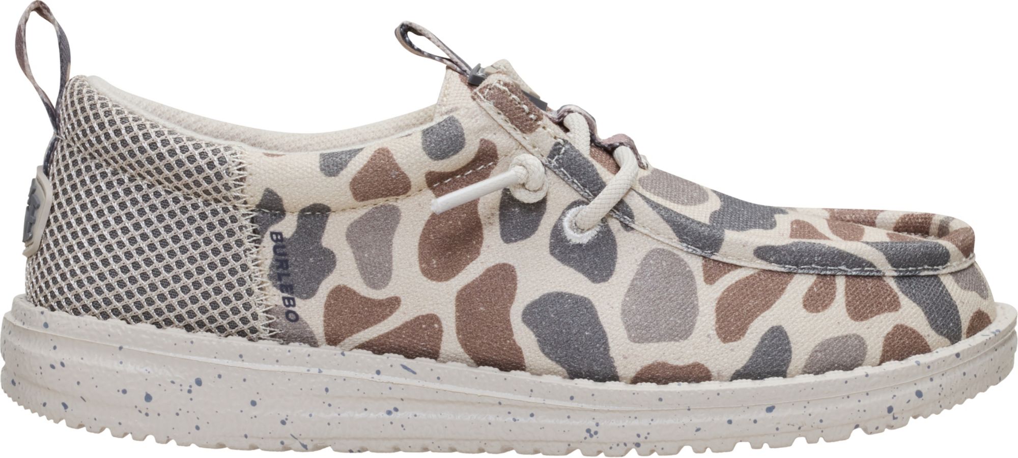 Hey Dude x Burlebo Kids' Wally Funk Deer Camo Shoes