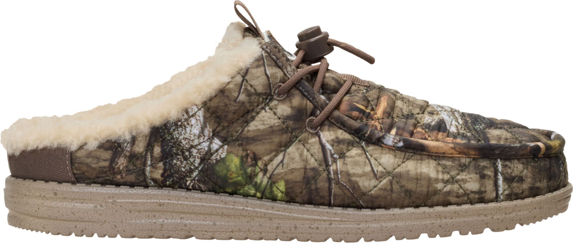 Hey Dude Men's Mossy Oak Country Roots Wally Camp Slip Shoes