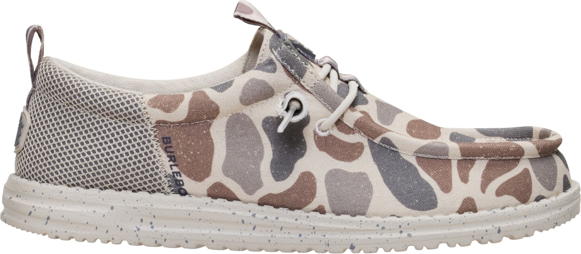 Hey Dude x Burlebo Men's Wally Funk Deer Camo Shoes