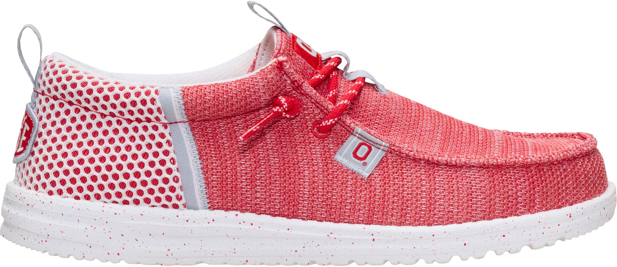 Hey Dude Men's Wally Stretch Sox Ohio State Buckeyes Shoes