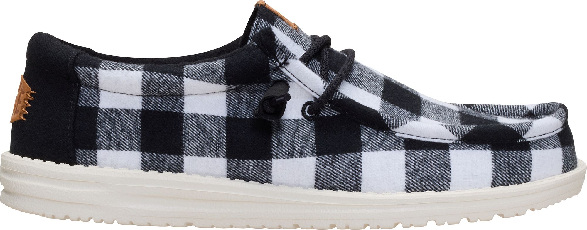 Hey Dude Men's Wally Buffalo Check Shoes