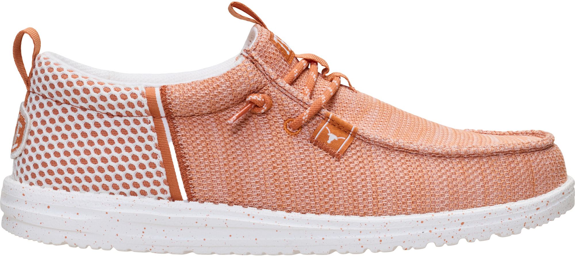 Hey Dude Men's Wally Stretch Sox Texas Longhorns Shoes