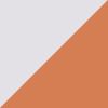 Burnt Orange/White