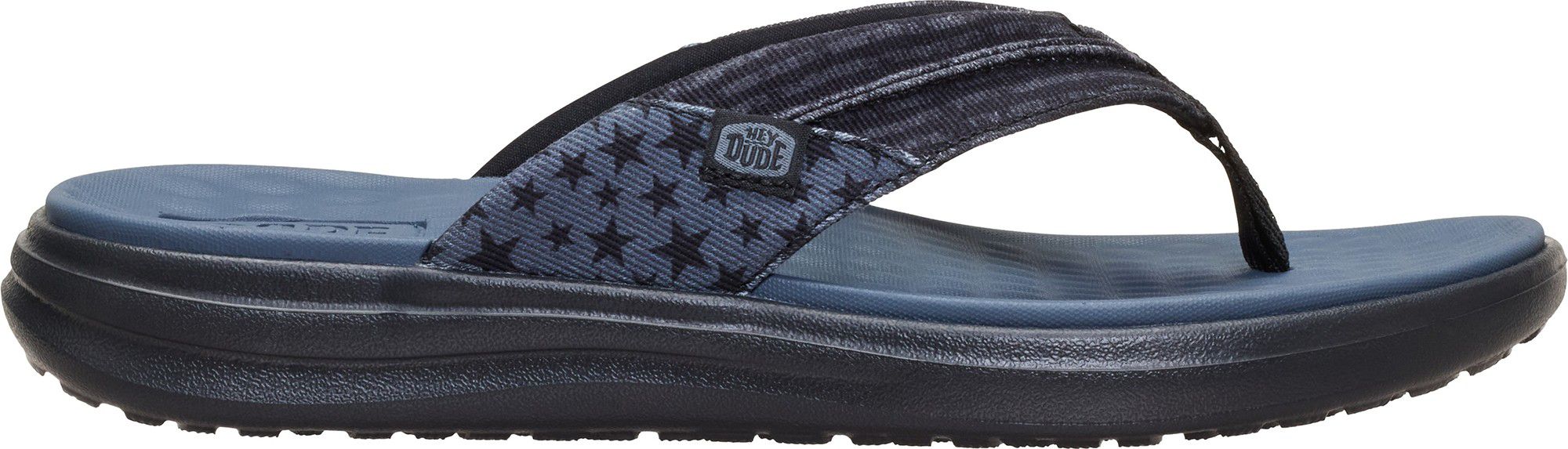 Hey Dude Men's Finn Americana Flip Flops