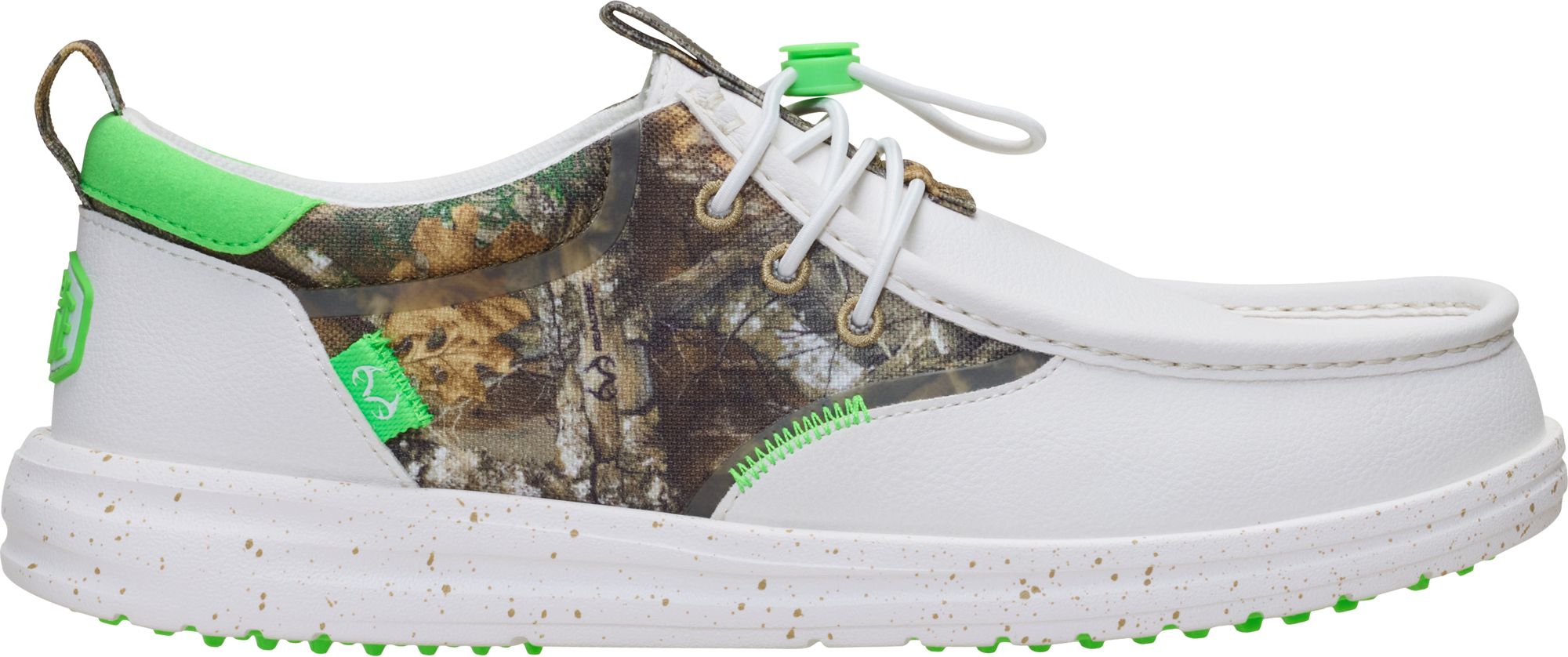 Dark Camo Green/White