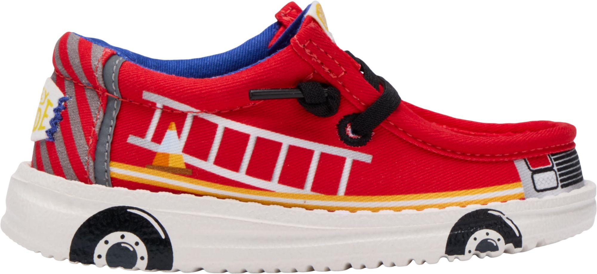 Hey Dude Toddler Wally Funk Firetruck Shoes