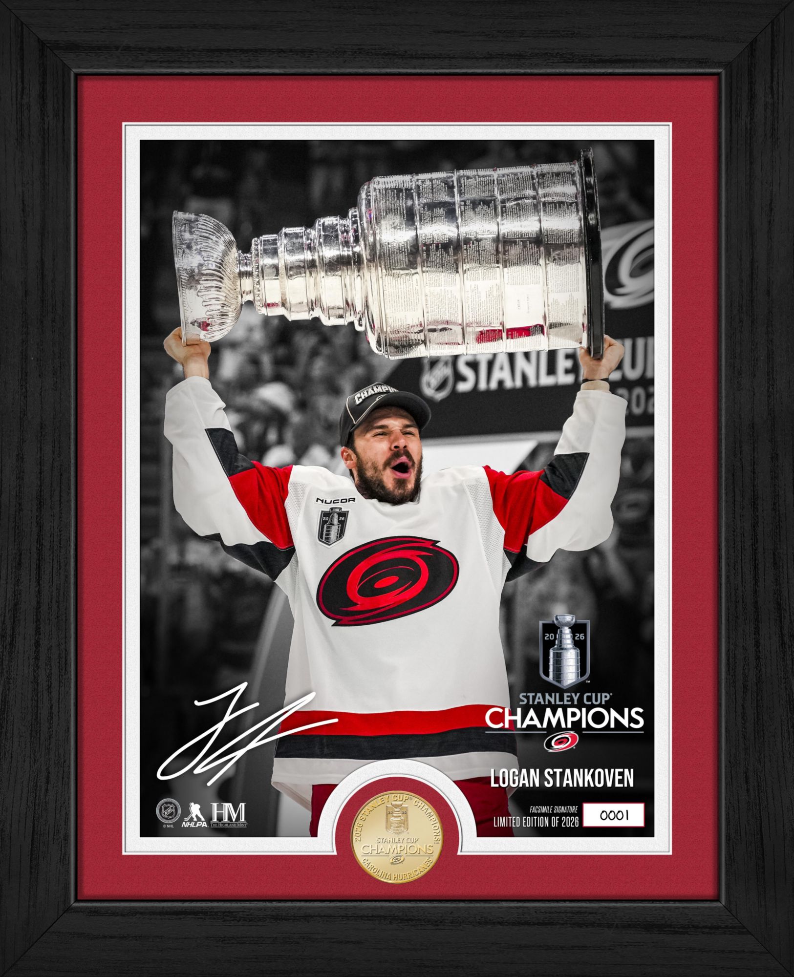 Highland Mint Carolina Hurricanes 2026 Stanley Cup Champions Stankoven Coin
