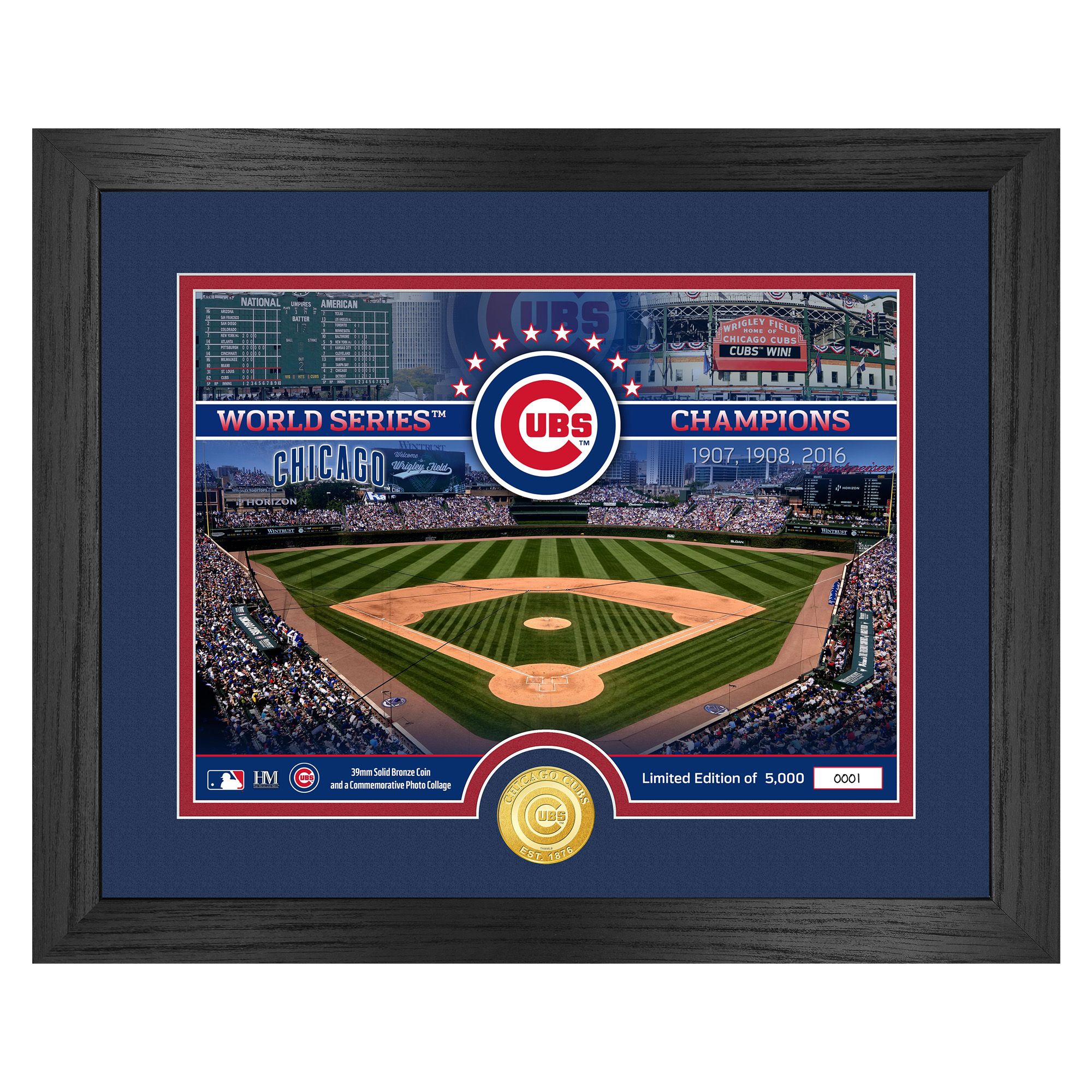 Highland Mint Chicago Cubs Bronze Coin
