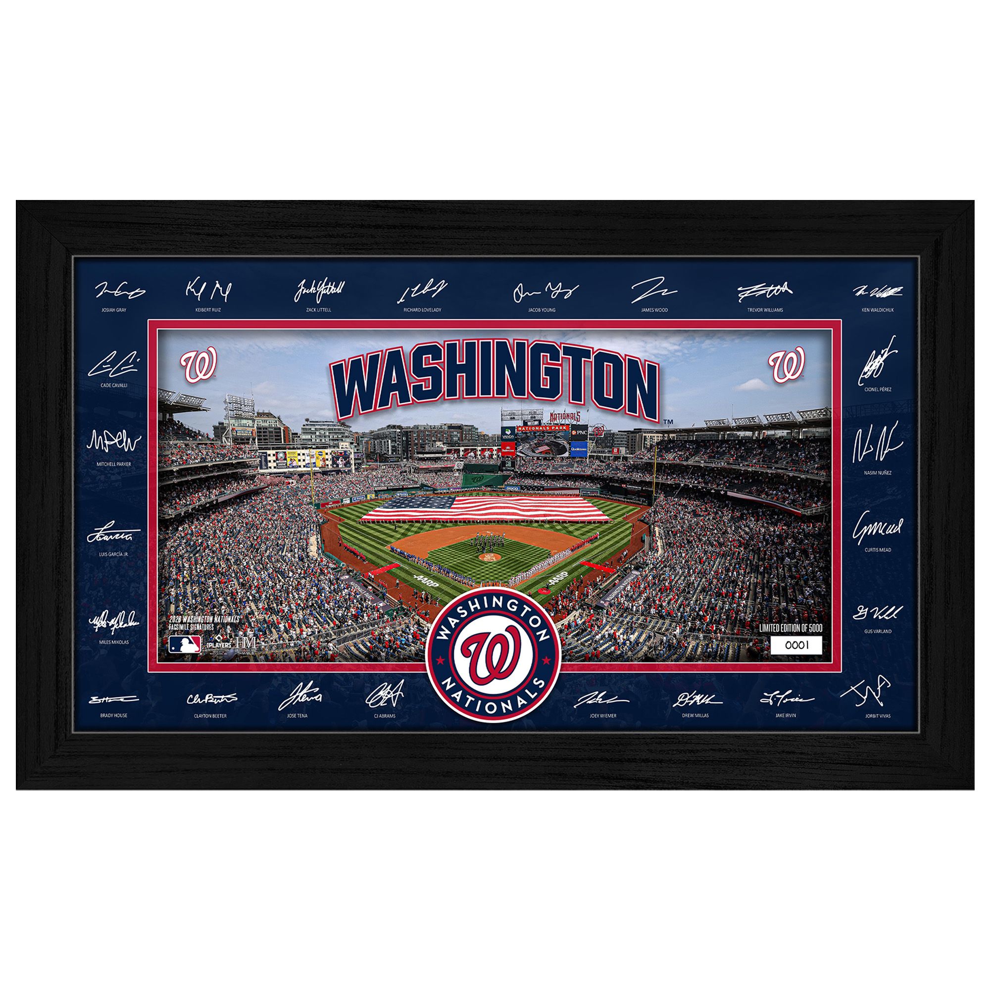 Highland Mint Washington Nationals 2026 Signature Field Frame