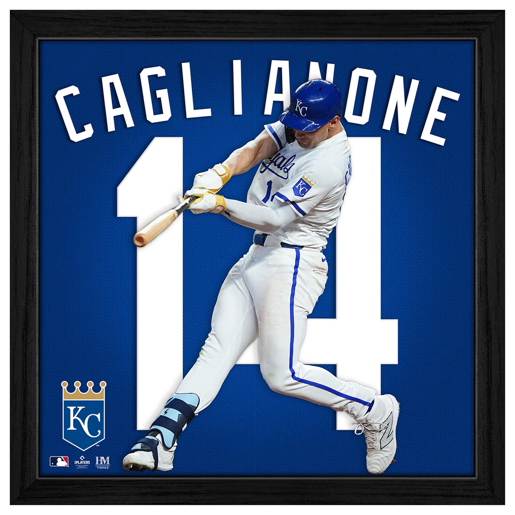 Highland Mint Kansas City Royals Jac Caglianone Impact Jersey Frame