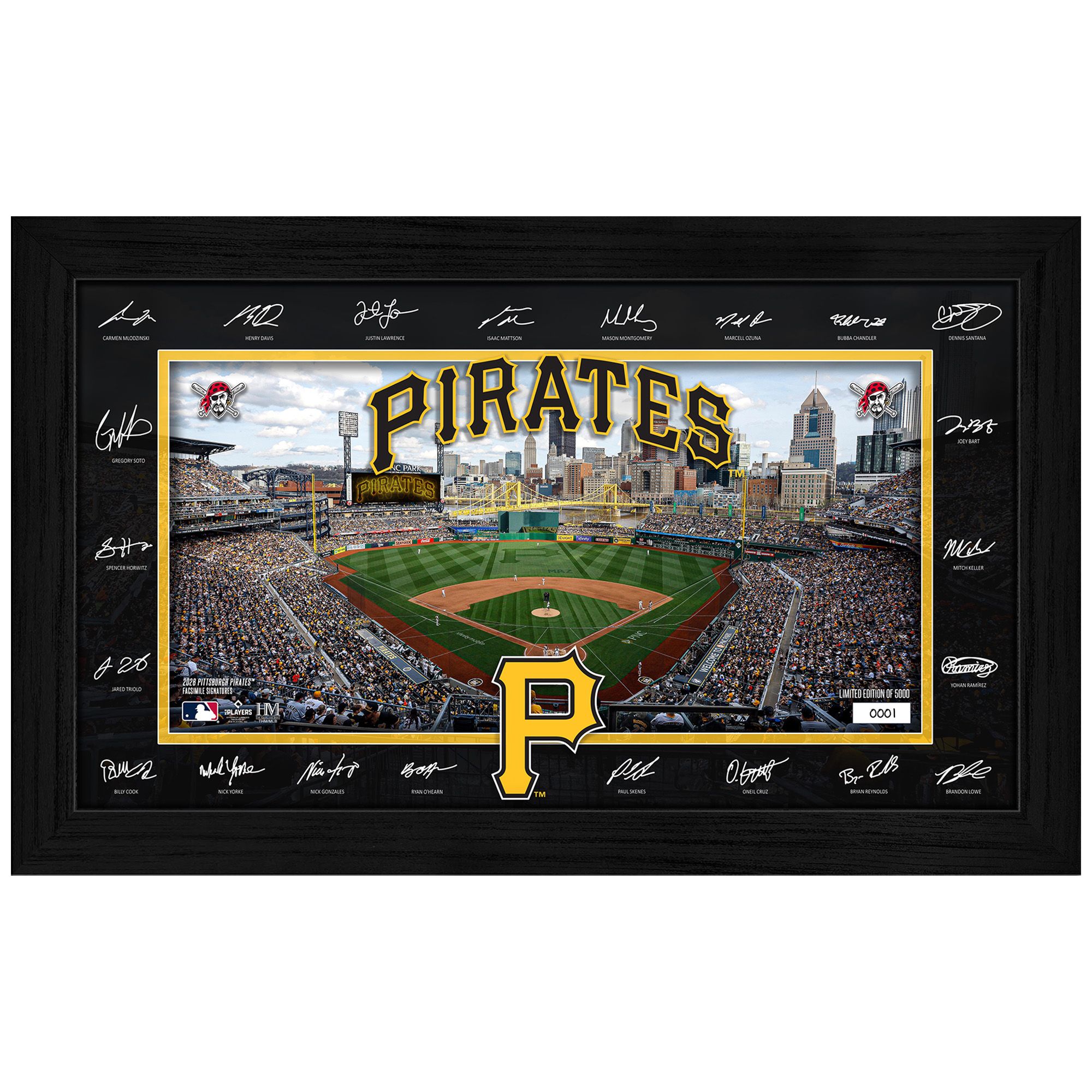 Highland Mint Pittsburgh Pirates 2026 Signature Field Frame