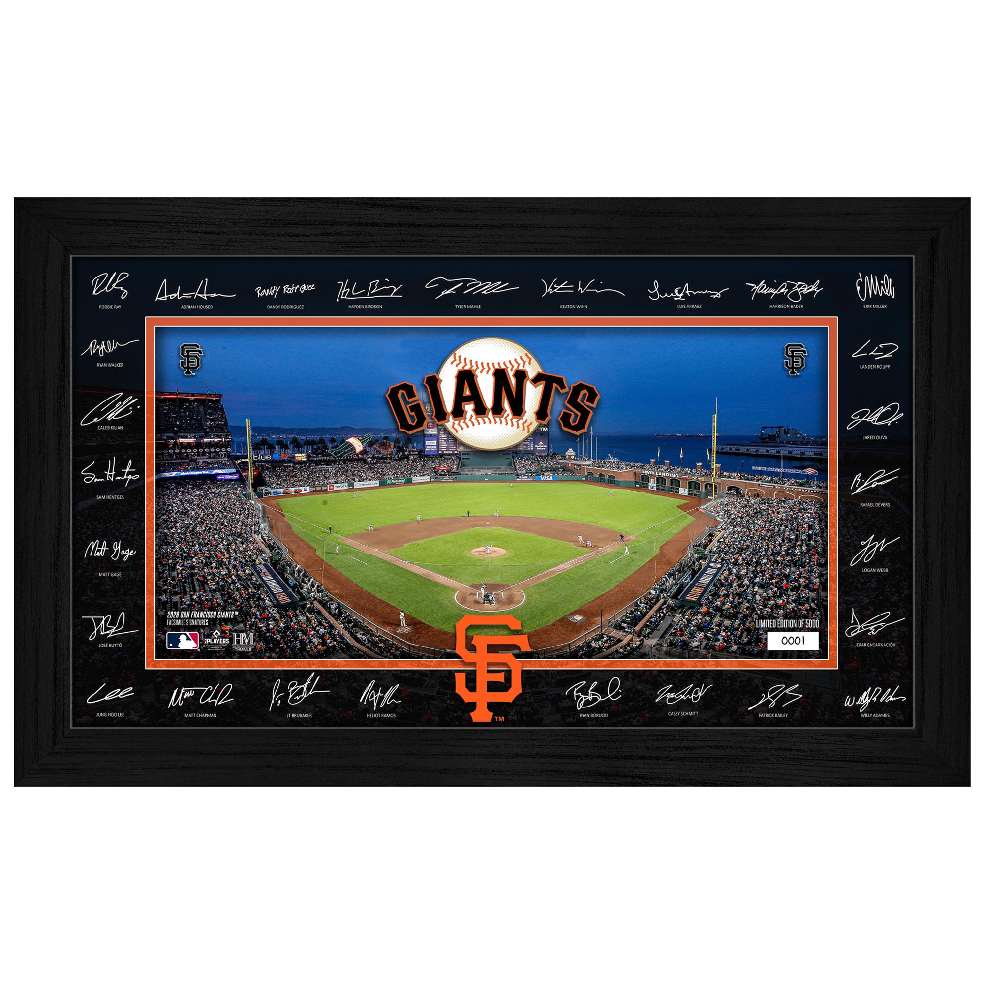 Highland Mint San Francisco Giants 2026 Signature Field Frame