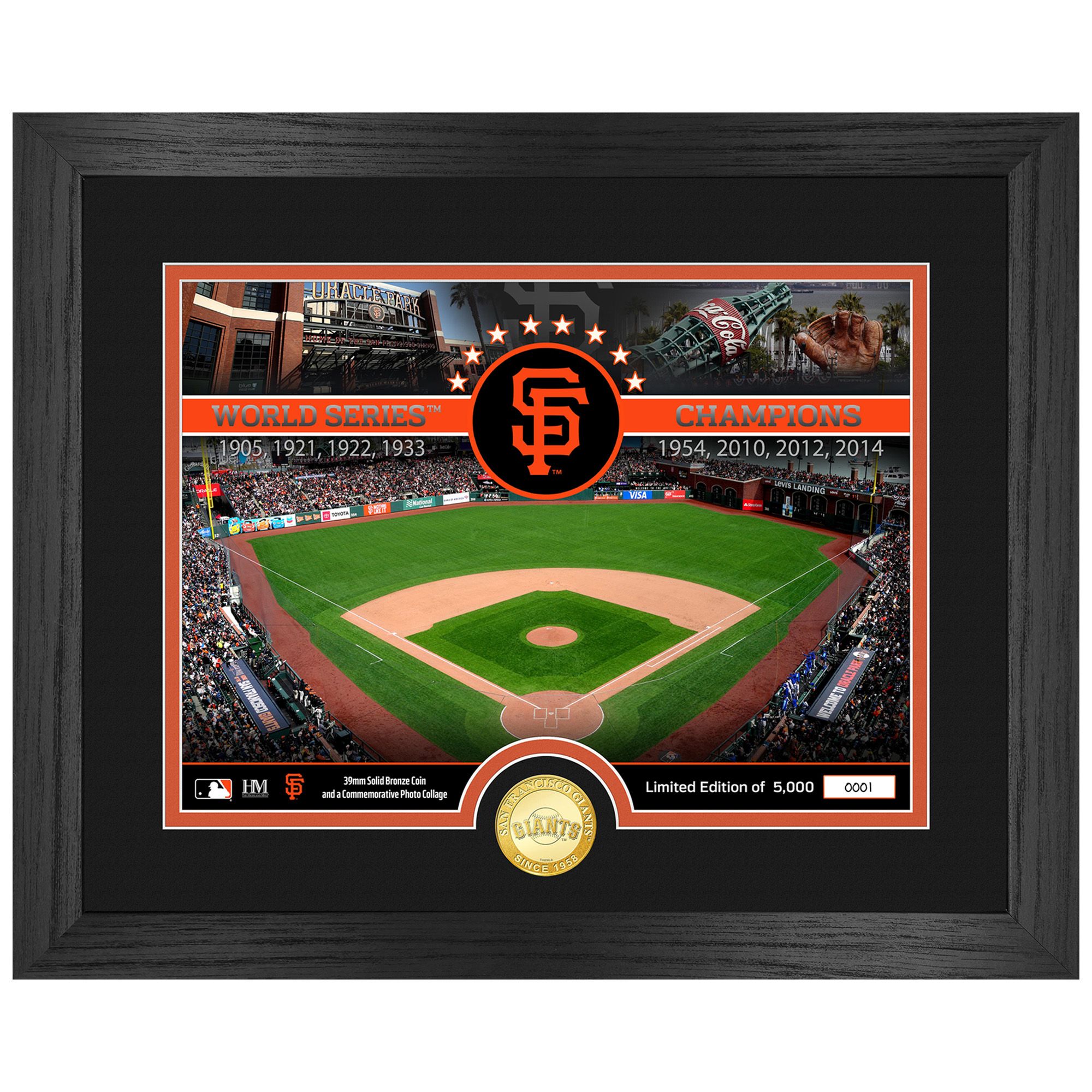 Highland Mint San Francisco Giants Bronze Coin Stadium