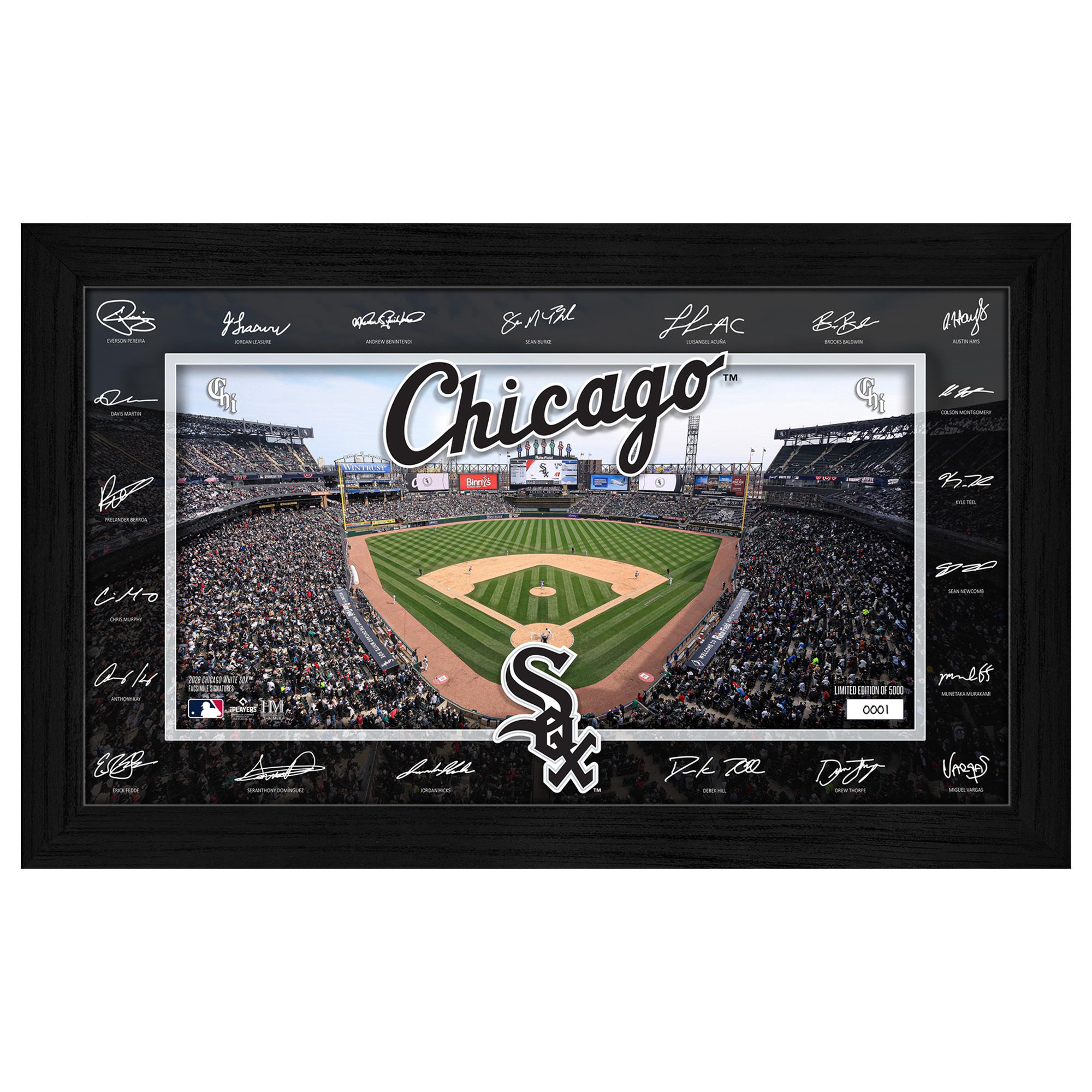 Highland Mint Chicago White Sox 2026 Signature Field Frame