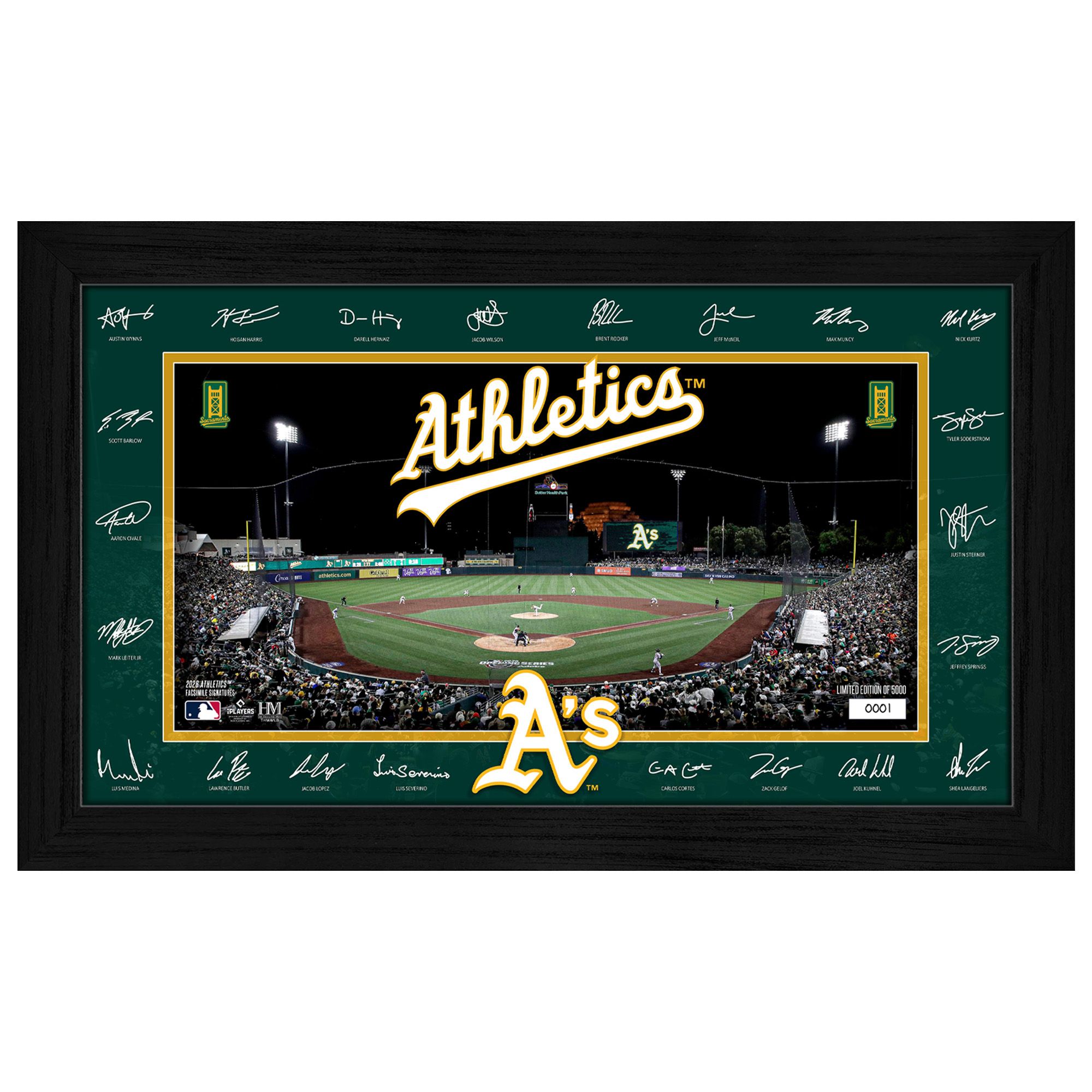Highland Mint Oakland Athletics 2026 Signature Field Frame